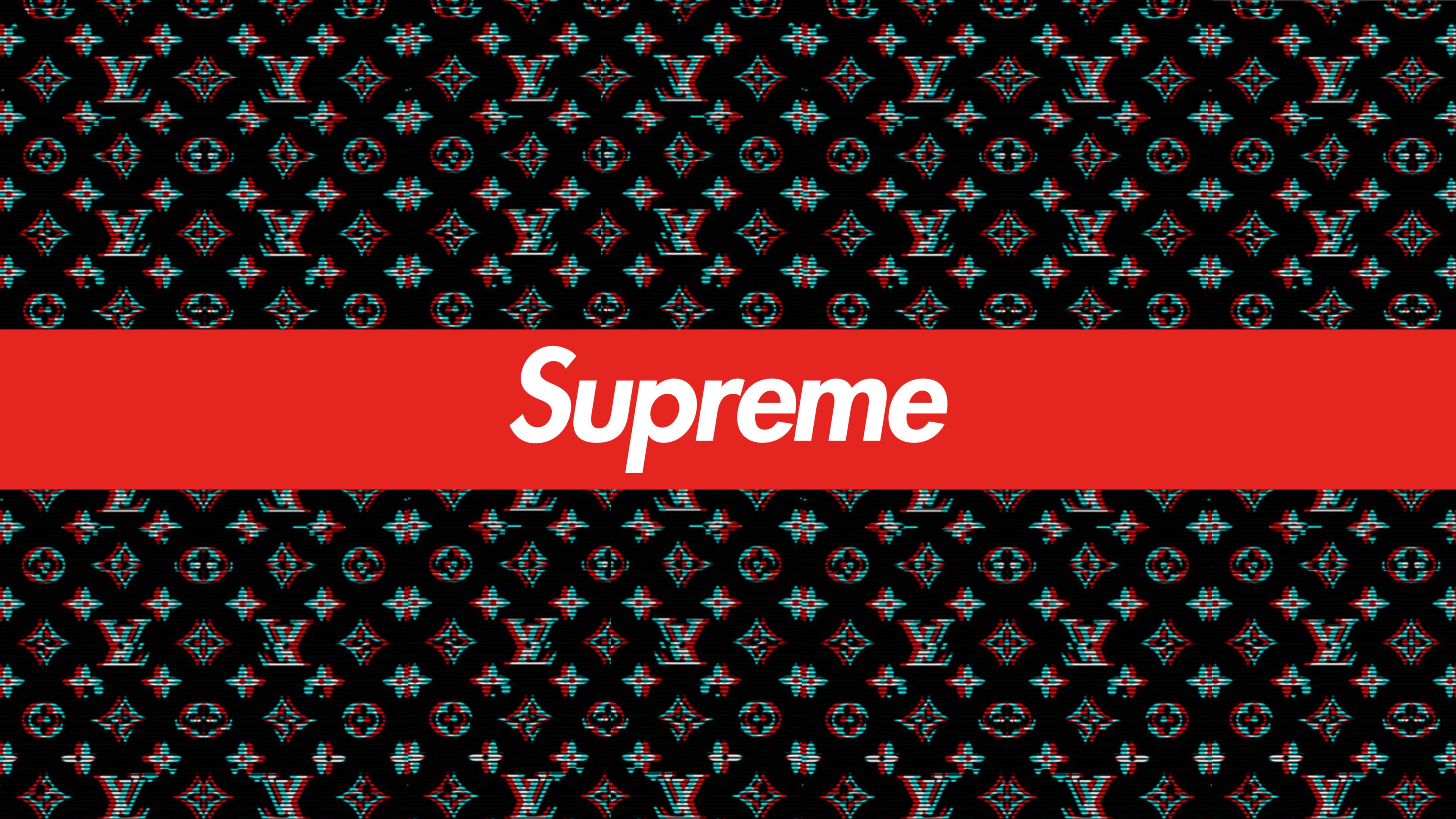 Pattern Louis Vuitton Supreme blu, 750x1334 Full HD Verticale, iPhone