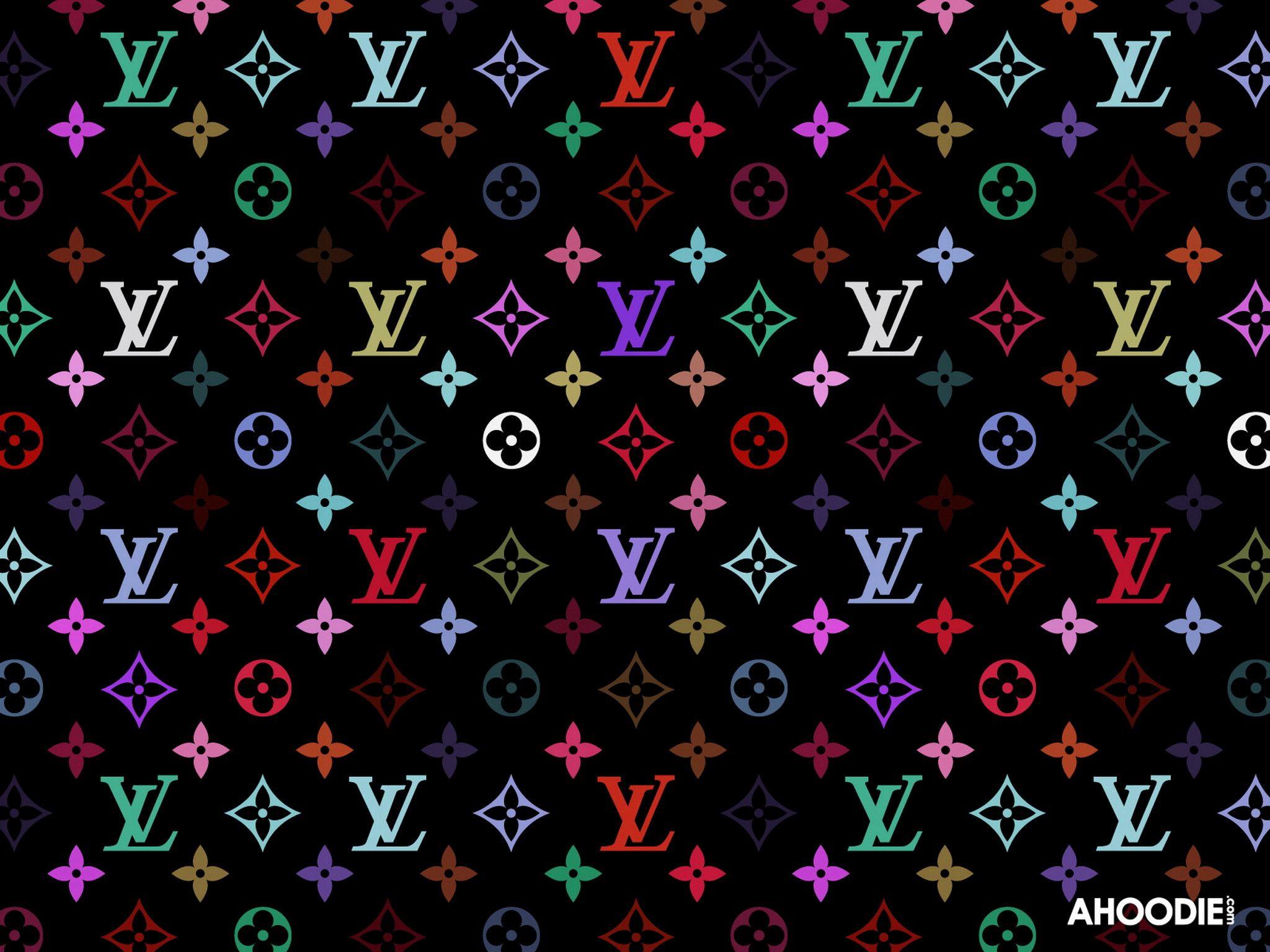 Pattern monogramma Louis Vuitton colorato, 2048x1536 2K, Desktop