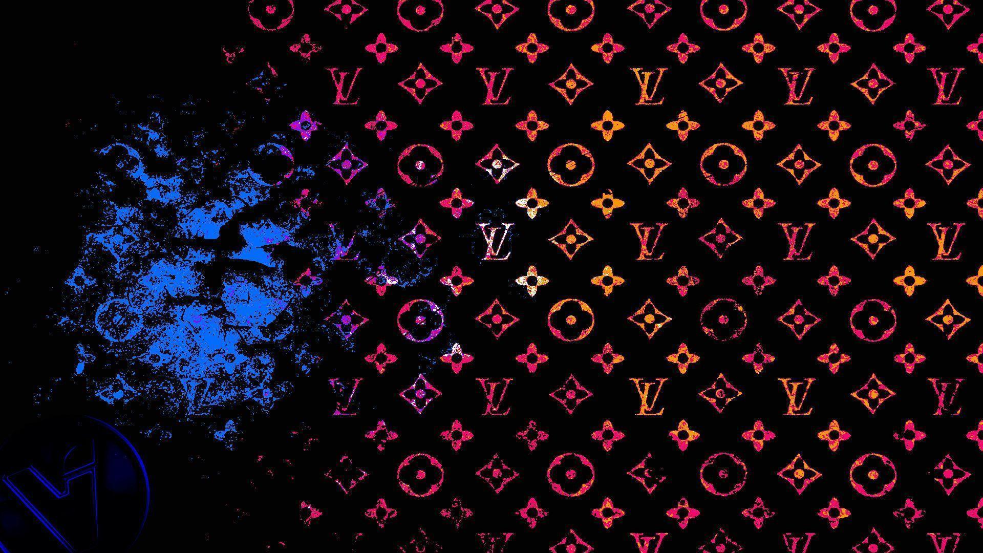 Pattern monogramma Louis Vuitton, 1920x1080 1080p, PC Desktop