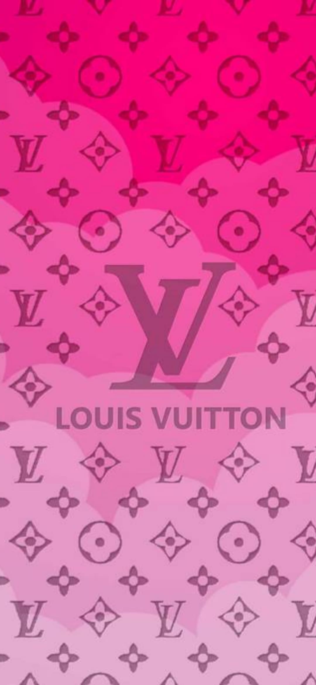 Logo Louis Vuitton rosa, 1080x2340 Full HD Verticale, Xiaomi