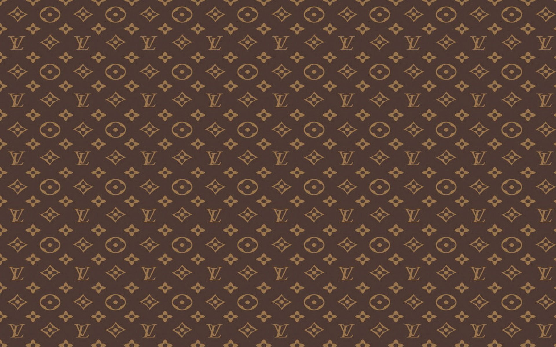 Pattern monogramma Louis Vuitton marrone, 1920x1200 Full HD+, Desktop