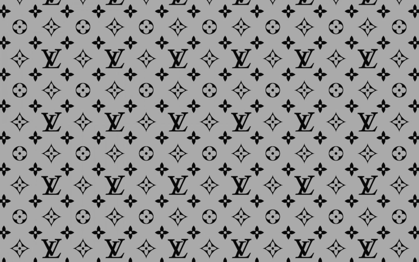 Motivo monogramma Louis Vuitton grigio, 1440x900 720p, MacBook Air