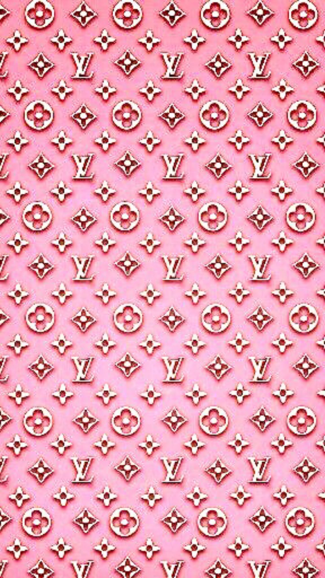 Monogramma Louis Vuitton rosa, moda di lusso, 1125x2001 Verticale, Mobile