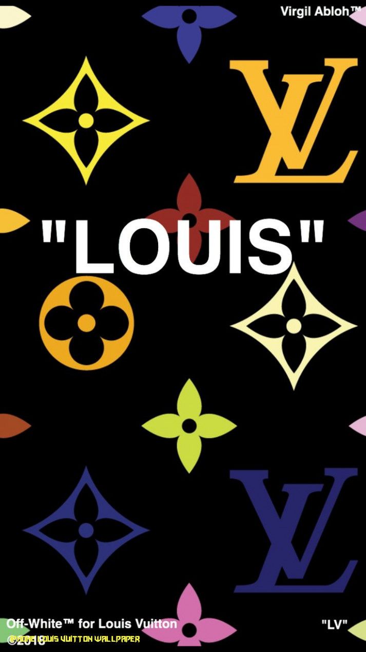 Louis Vuitton monogram colorato, 713x1269 Verticale, Telefono