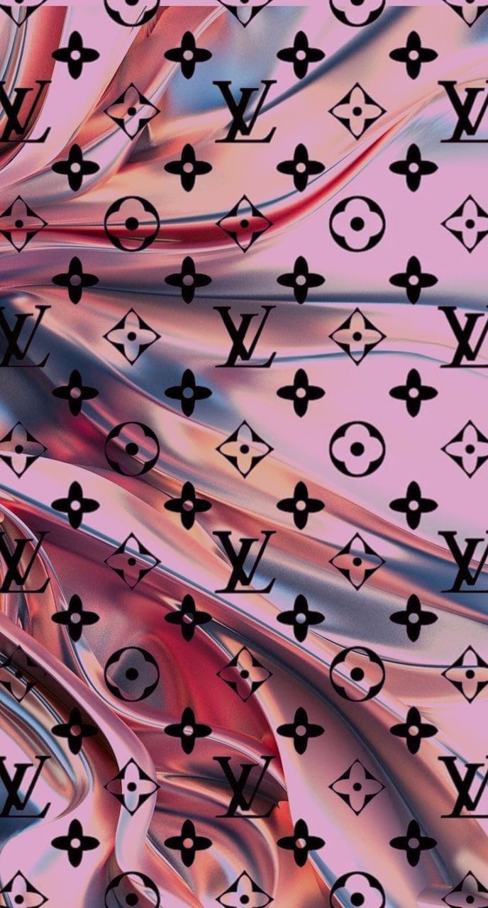 Motivo monogramma Louis Vuitton rosa, 688x1280 Full HD Verticale, iPhone