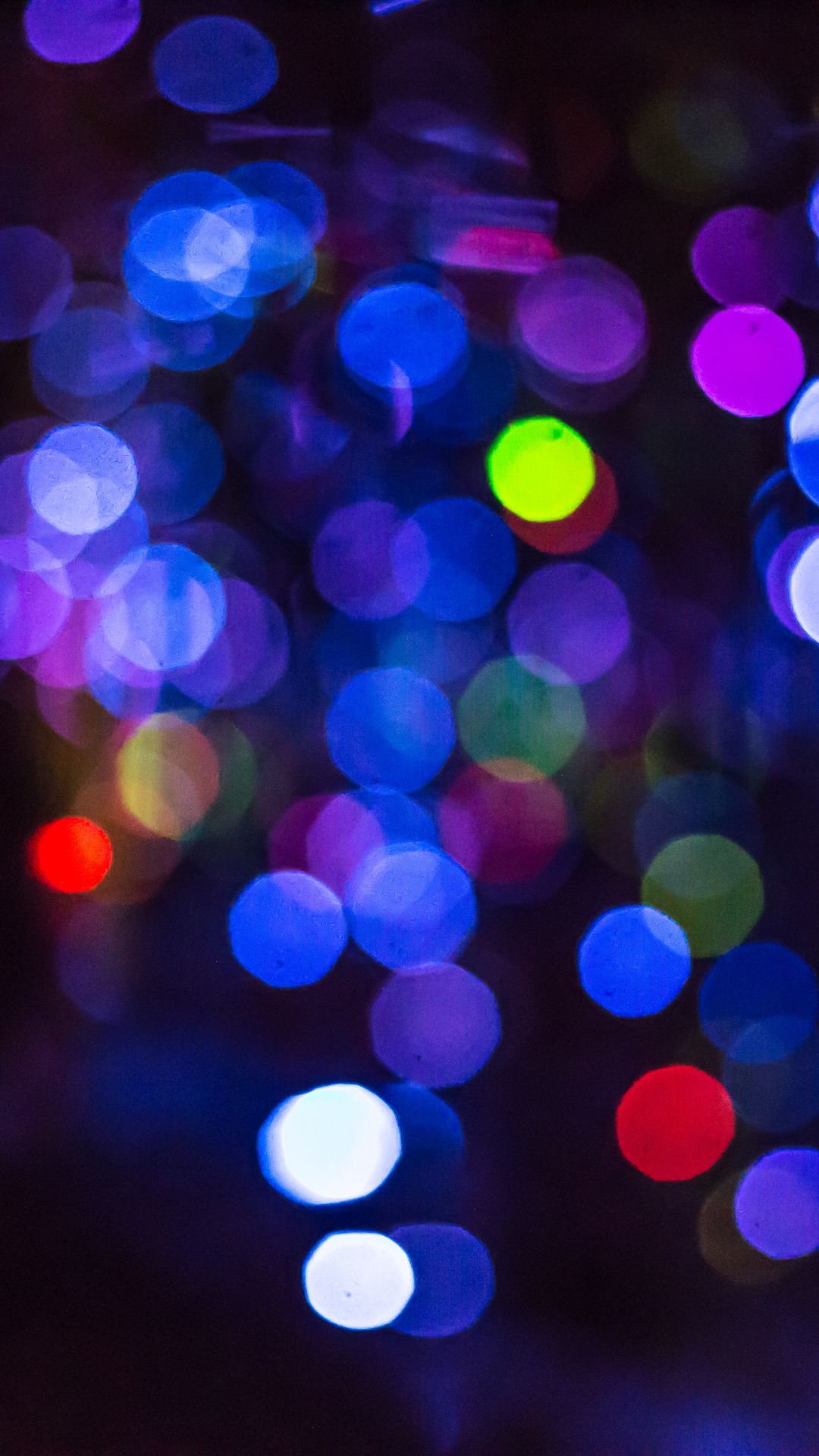 Bokeh luci colorate neon, 1080x1920 Verticale, Telefono