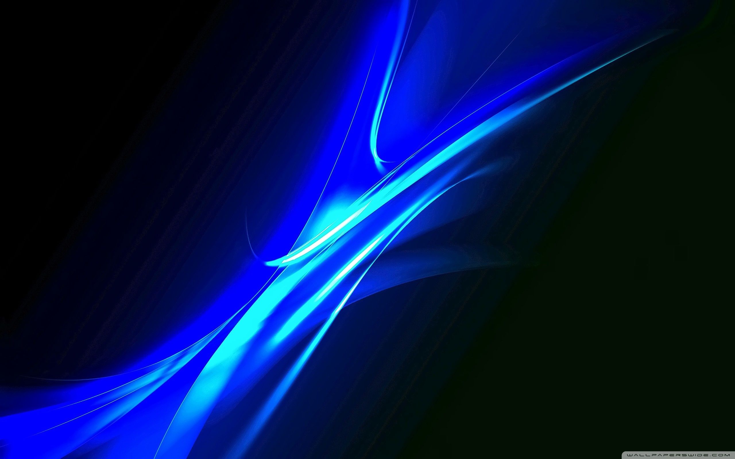 Linee astratte luce blu neon, 2560x1600 2K, MacBook Pro