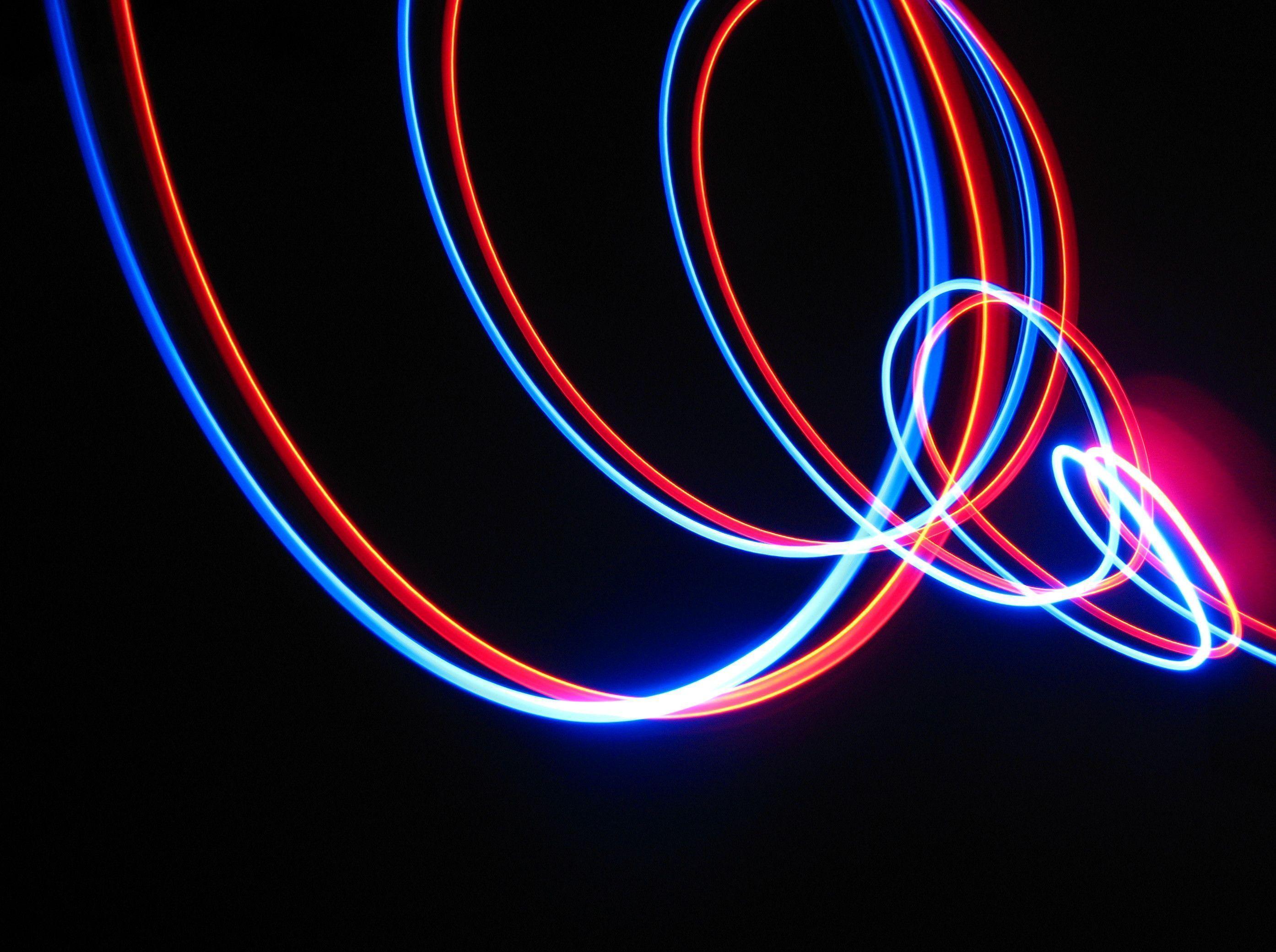 Spirali luci al neon colorate, 2788x2082 2K, Laptop