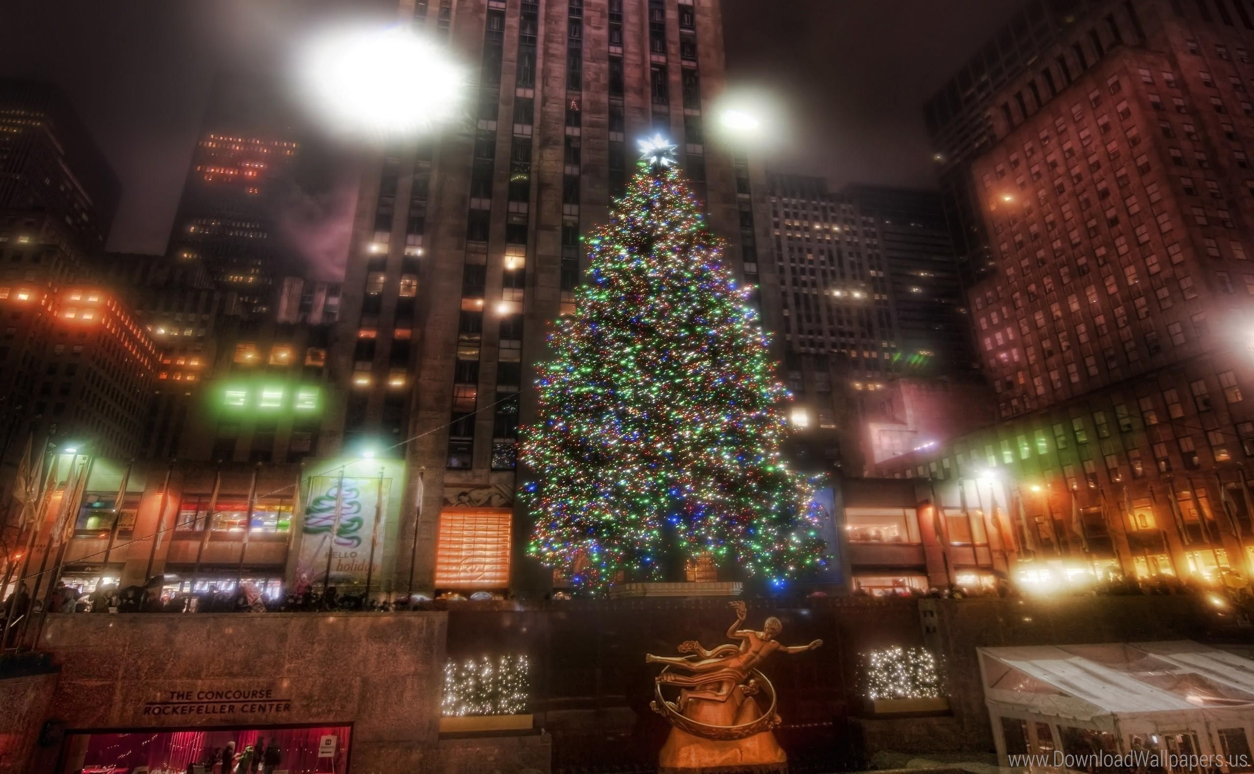 Albero di Natale Rockefeller Center, 2560x1580 2K, Monitor Gaming