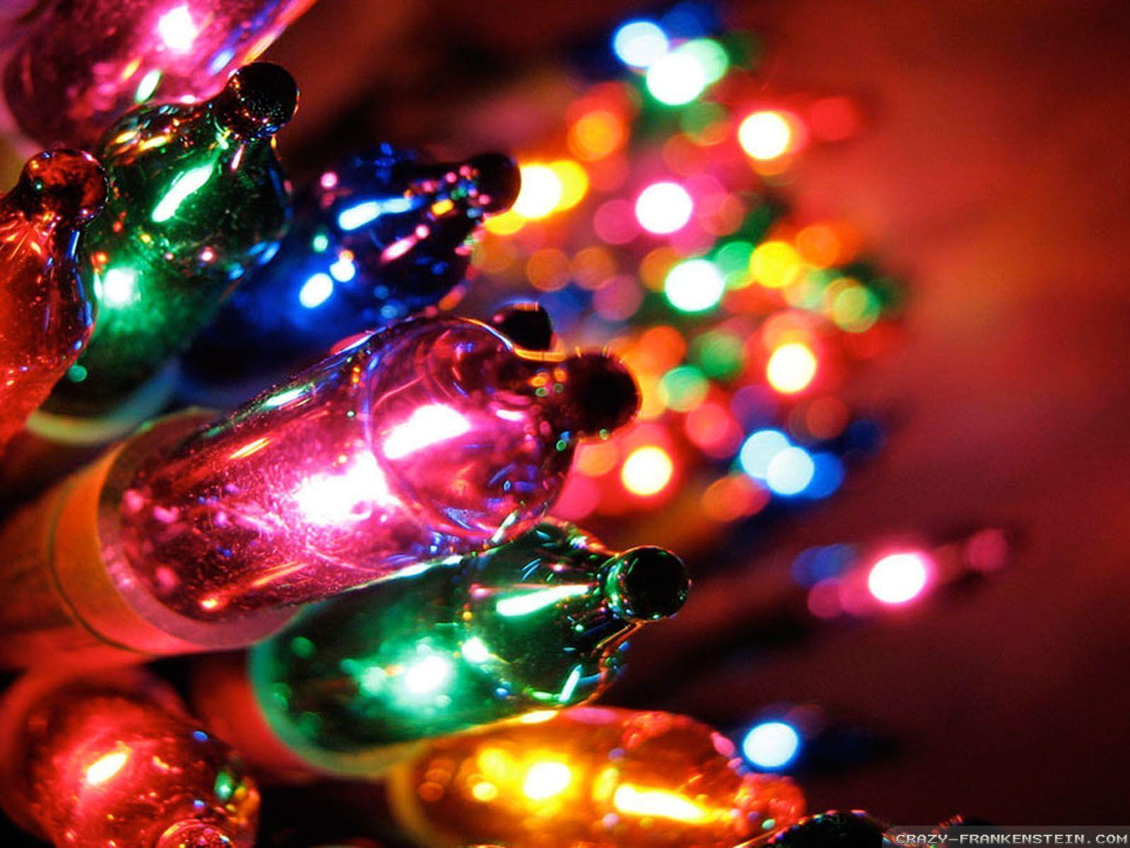 Luci natalizie colorate bokeh, 1600x1200 900p, Laptop