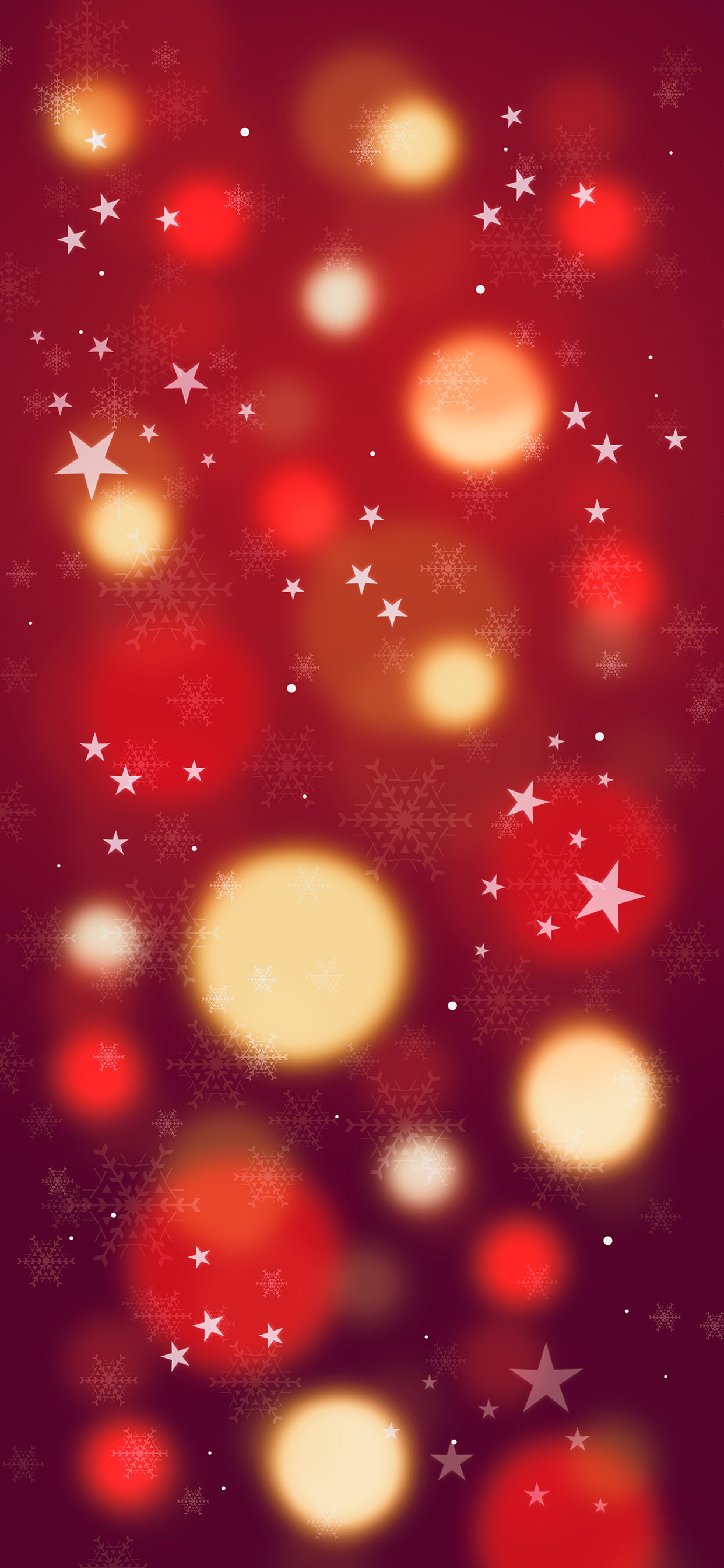Luci bokeh rosse natalizie, 1242x2688 Verticale, Telefono