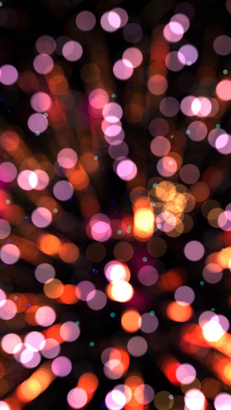 Luci bokeh rosse natalizie, 736x1308 Full HD Verticale, Realme