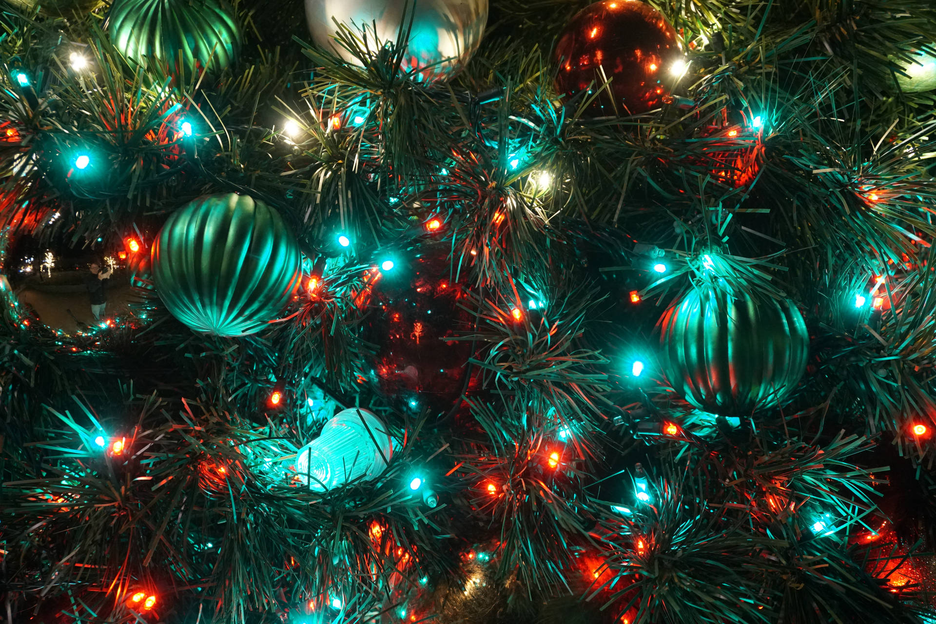 Luci natalizie e palline albero, 1920x1280 Full HD+ WUXGA, Desktop