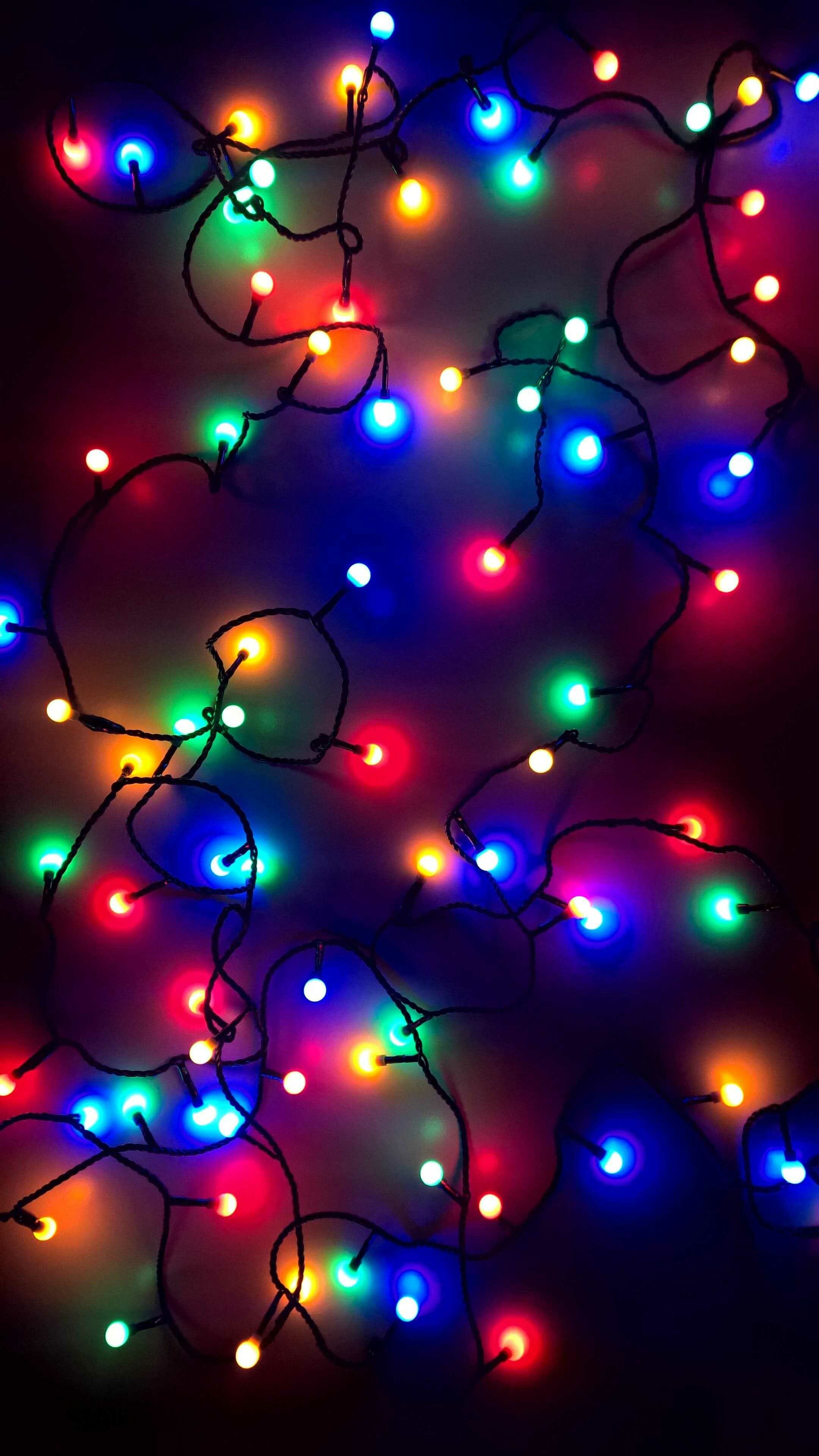 Luci di Natale colorate, 2160x3840 Full HD Verticale, iPhone