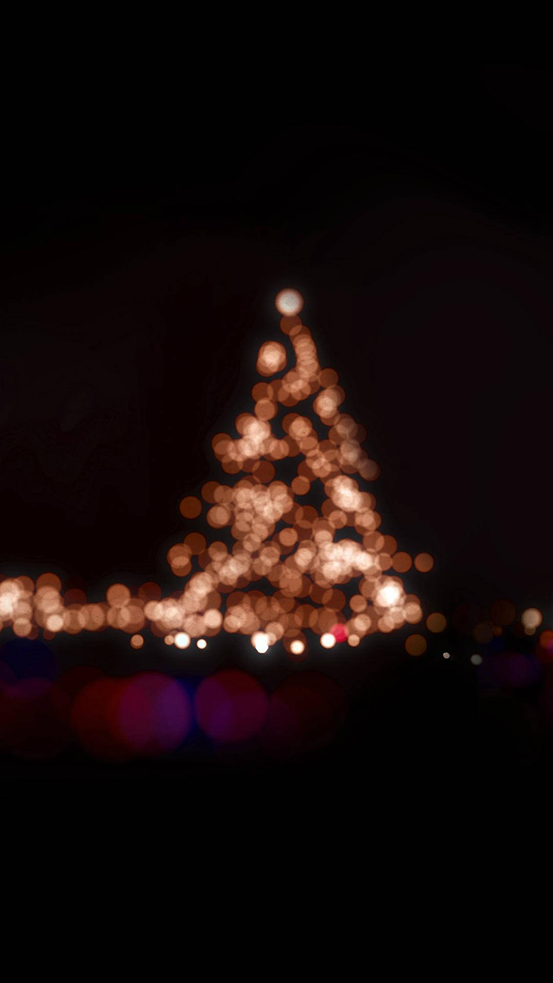 Albero di Natale luci bokeh, 1080x1920 Full HD Verticale, Smartphone