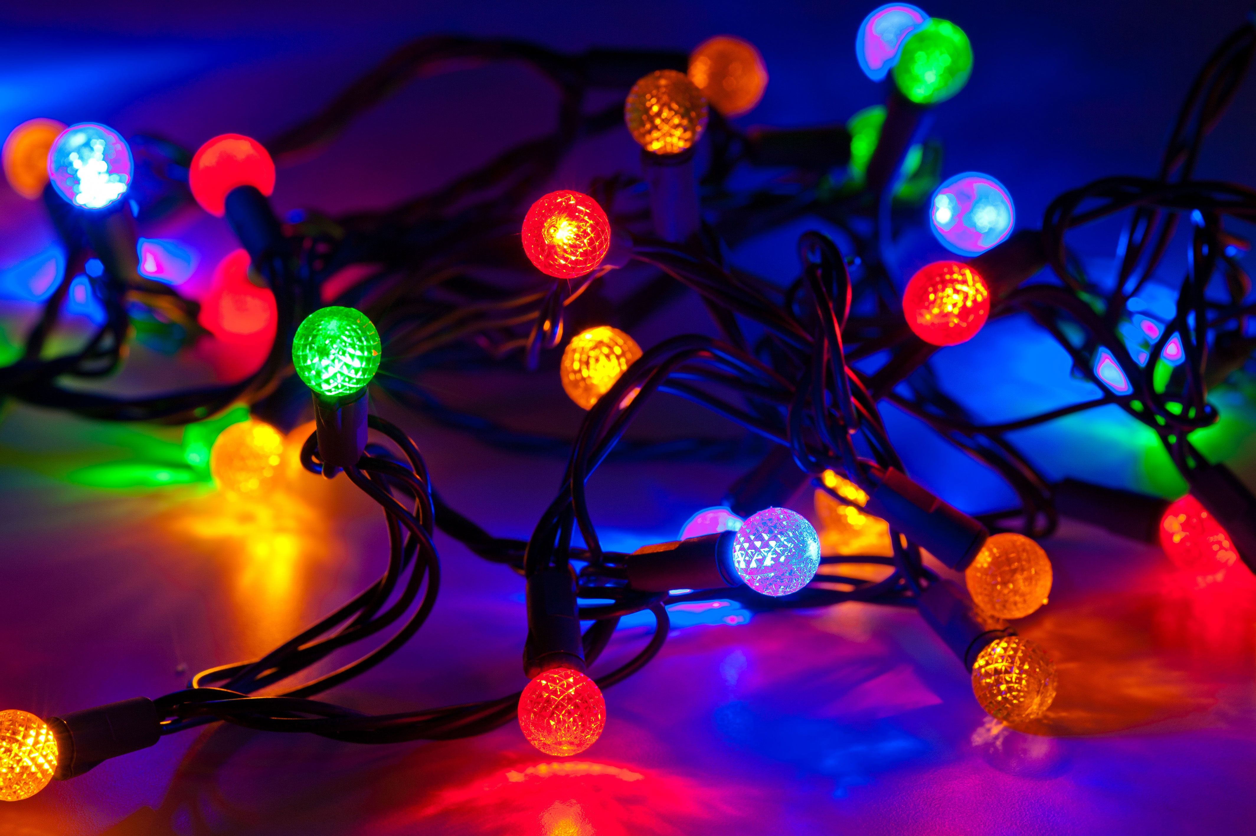 Particelle luminose blu verdi, 2560x1440 2K QHD, Monitor Gaming