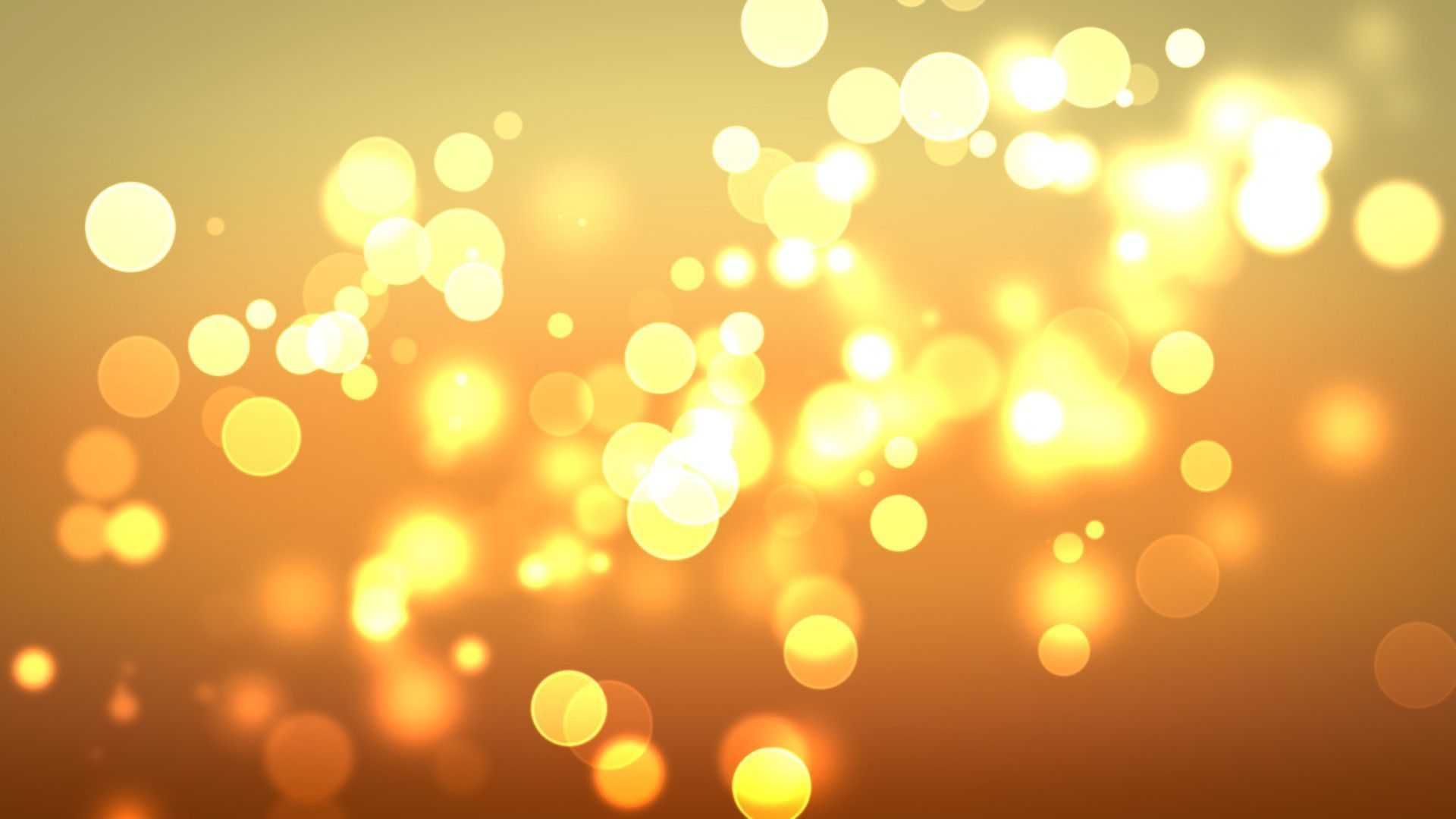 Bokeh dorato luminoso, 1920x1080 Full HD, PC