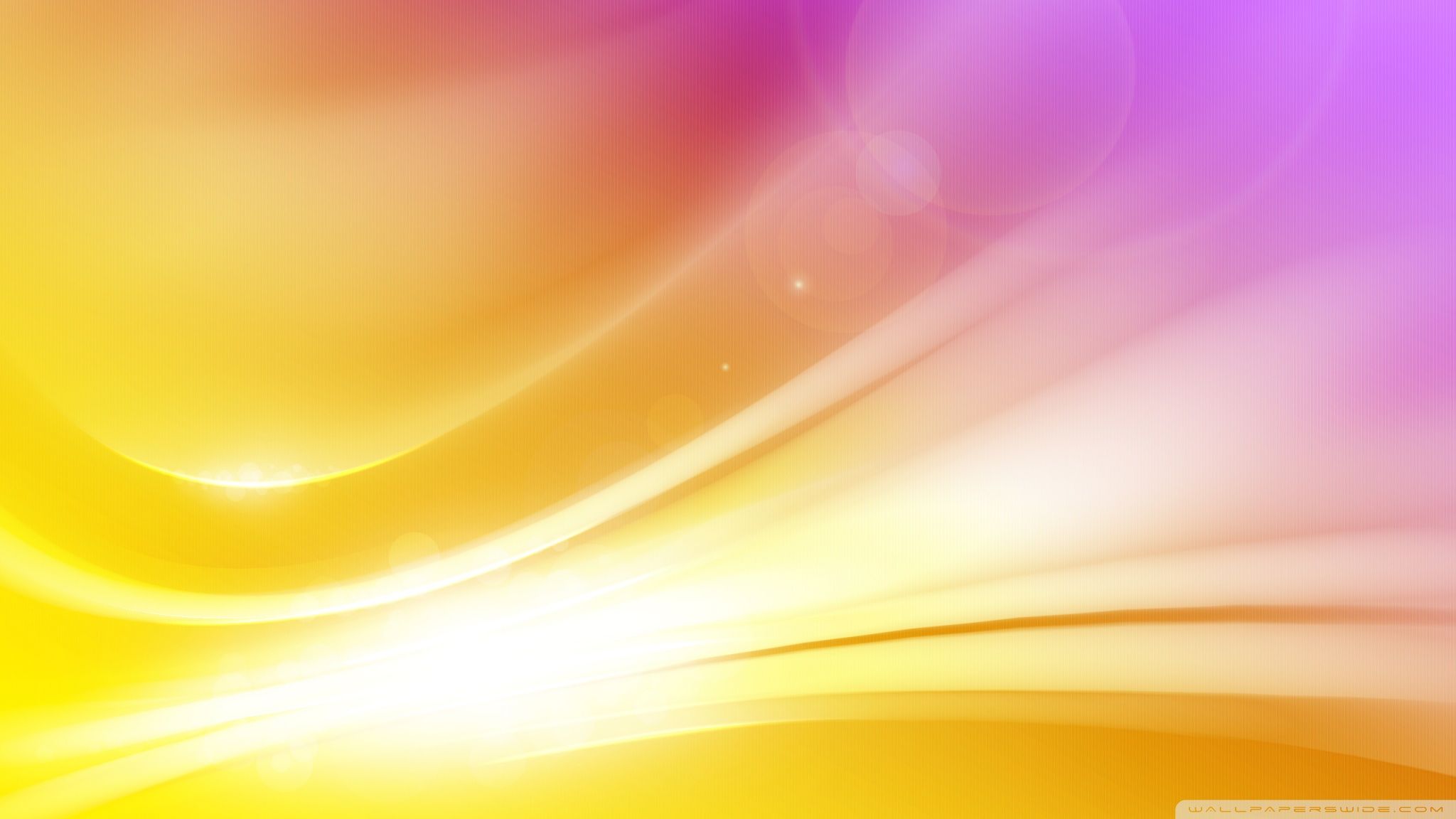 Onde di luce calda dorata, 2048x1152 alta risoluzione, Desktop