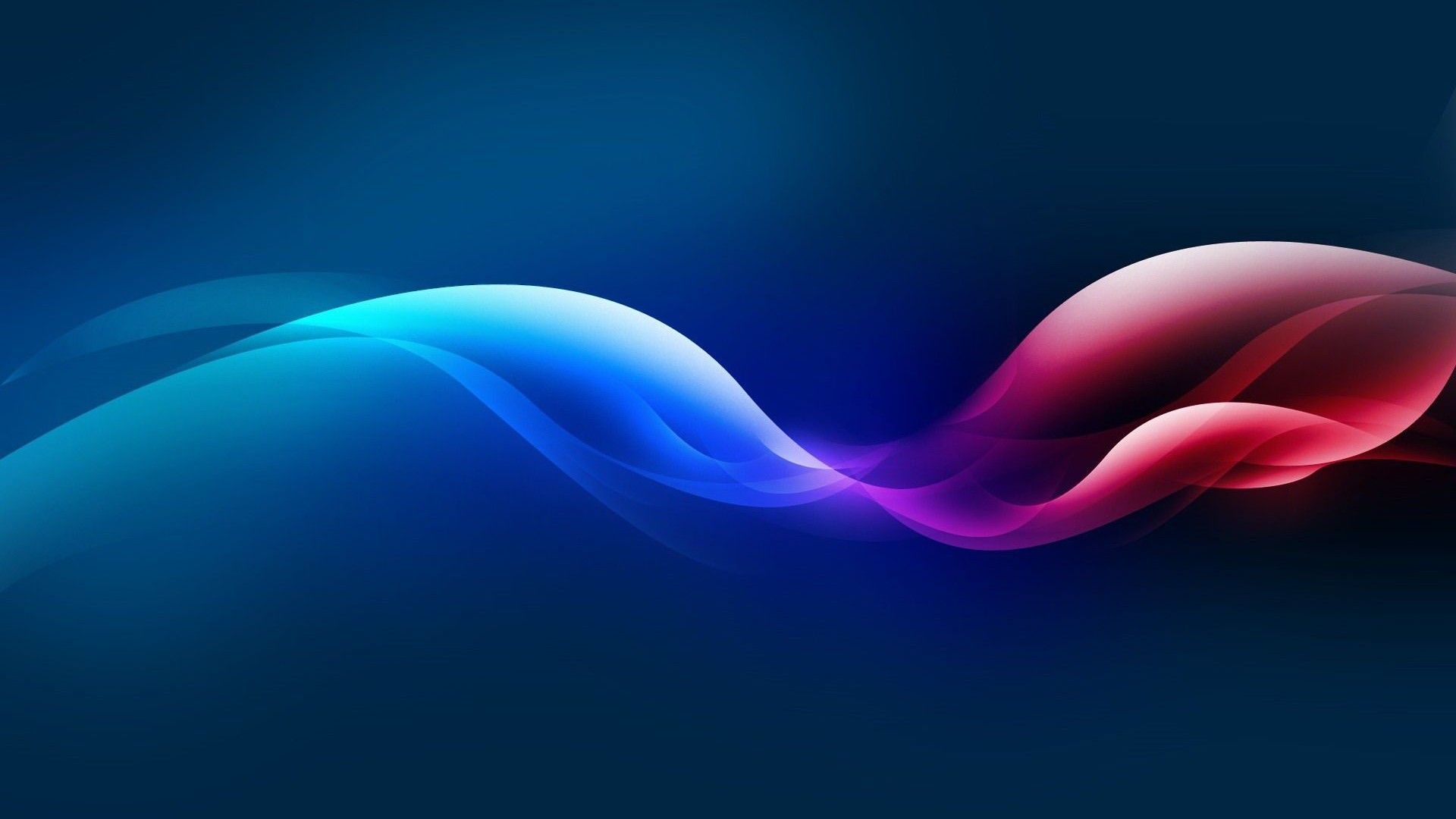 Onde astratte luminose blu rosso, 1920x1080 Full HD, PC Desktop