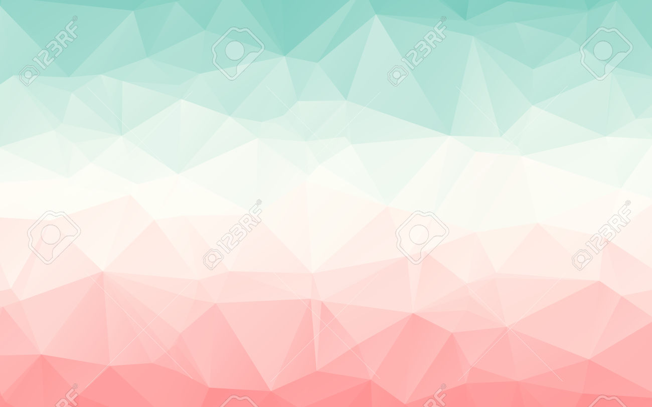Sfondo astratto poligonale verde-rosa, 1300x812 720p, PC