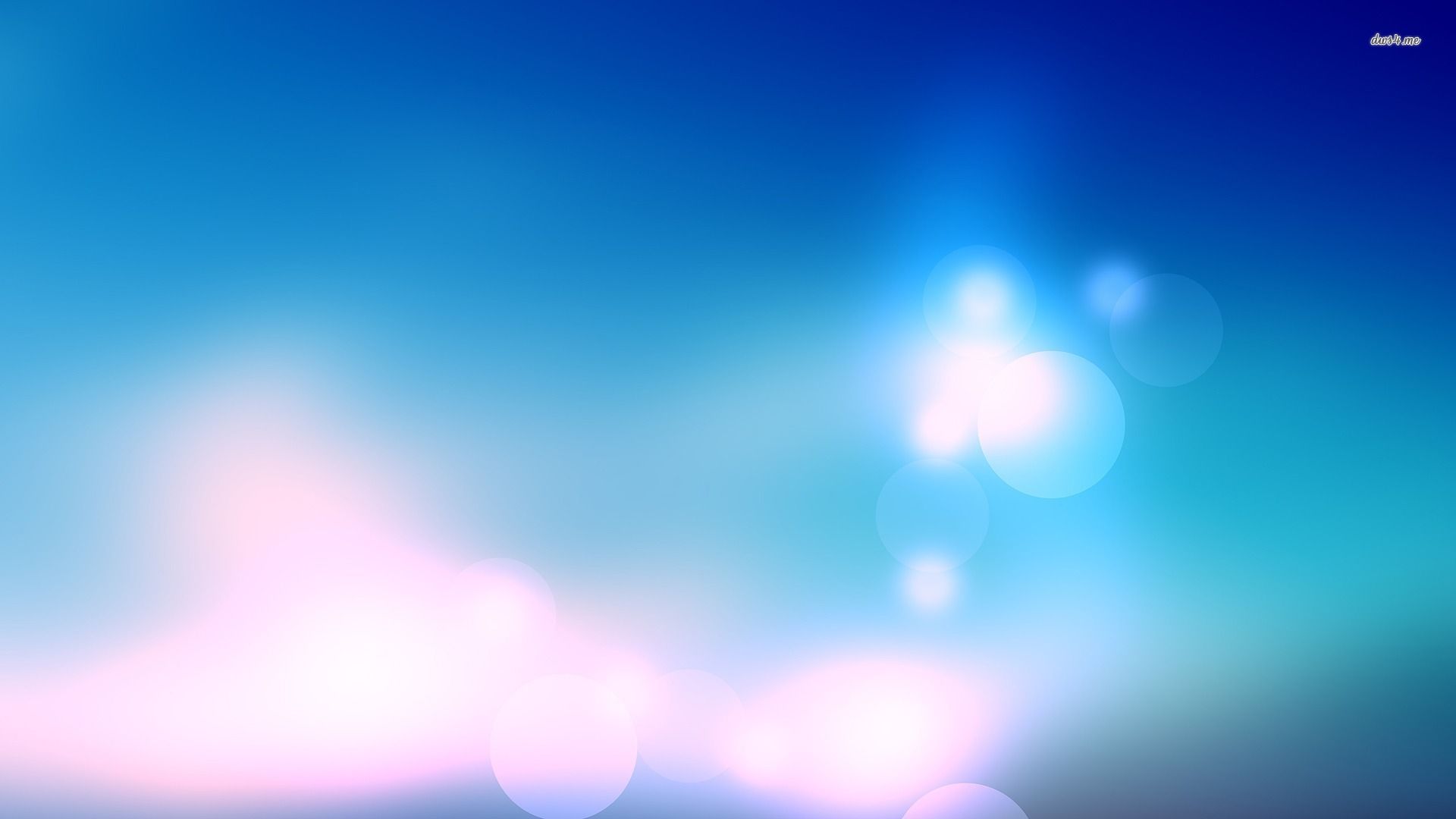Luci sfocate blu e bianco, 1920x1080 Full HD, Desktop