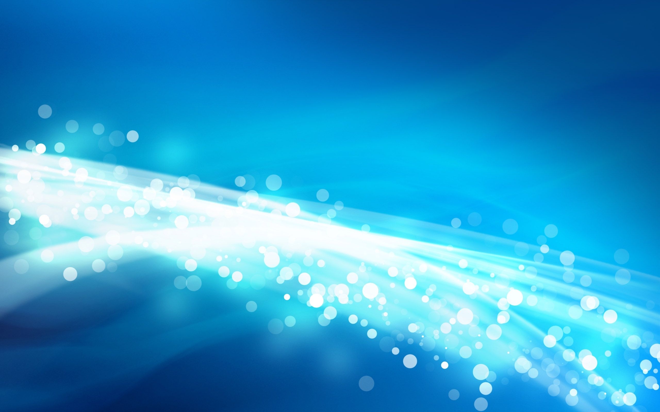Luci blu astratte bokeh, 2560x1600 WQXGA, Desktop