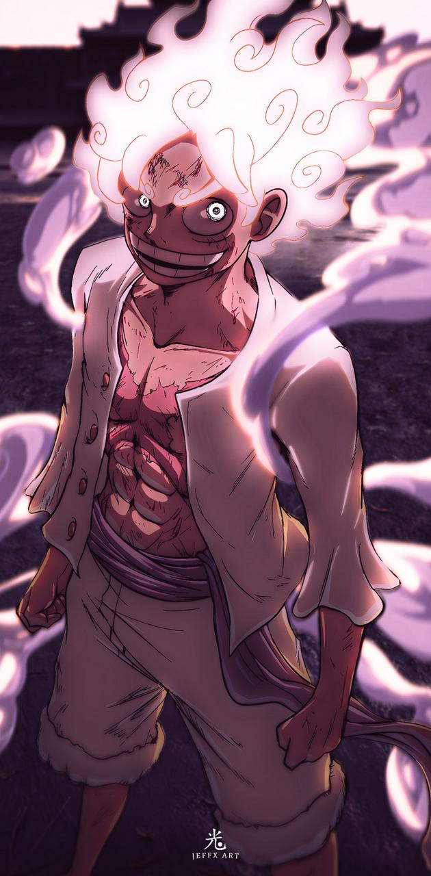 Luffy Gear 5 One Piece, 630x1280 Full HD Verticale, Google Pixel