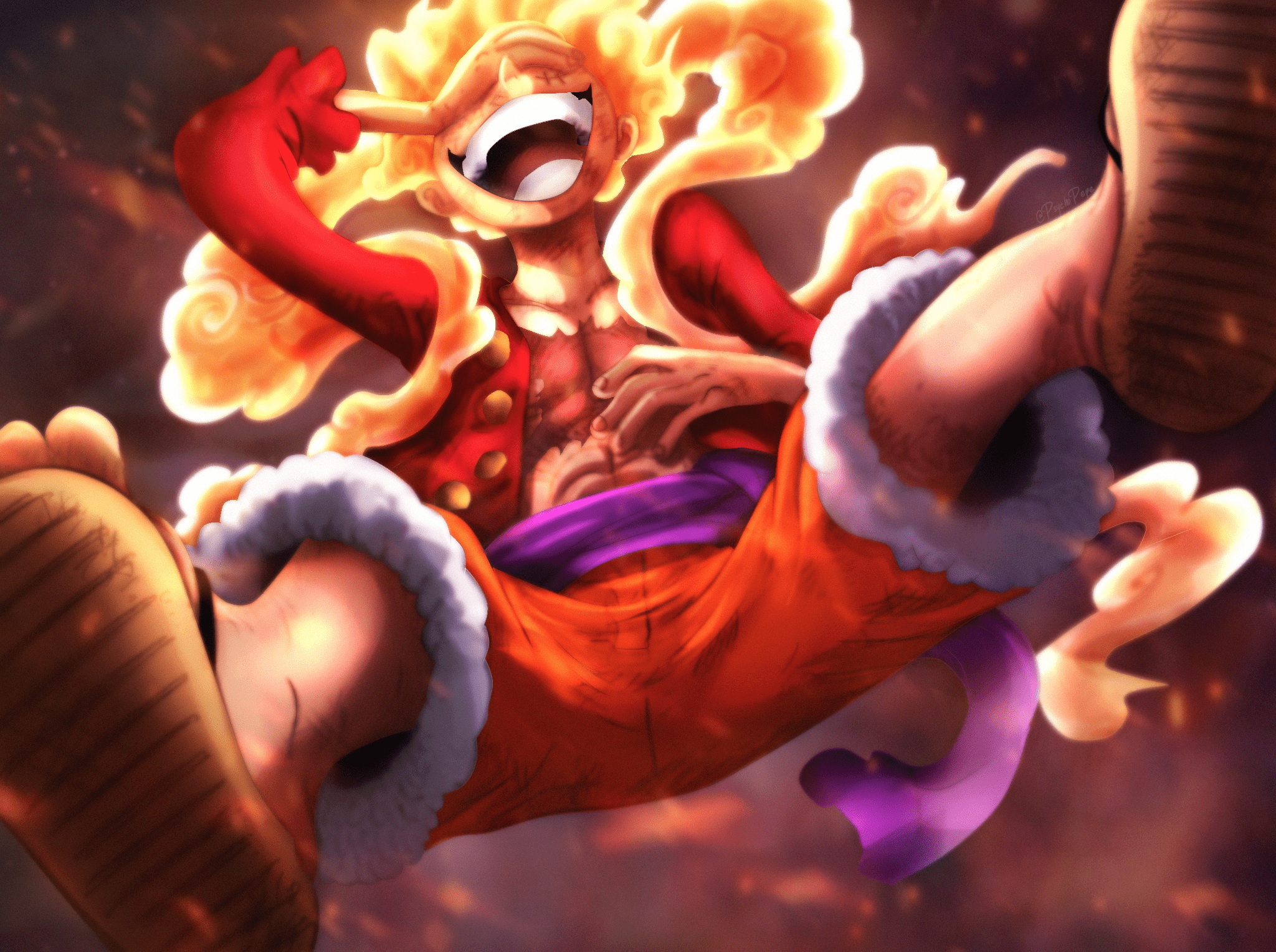 Luffy Gear 5 One Piece, 2048x1527 Hi-Res, Laptop