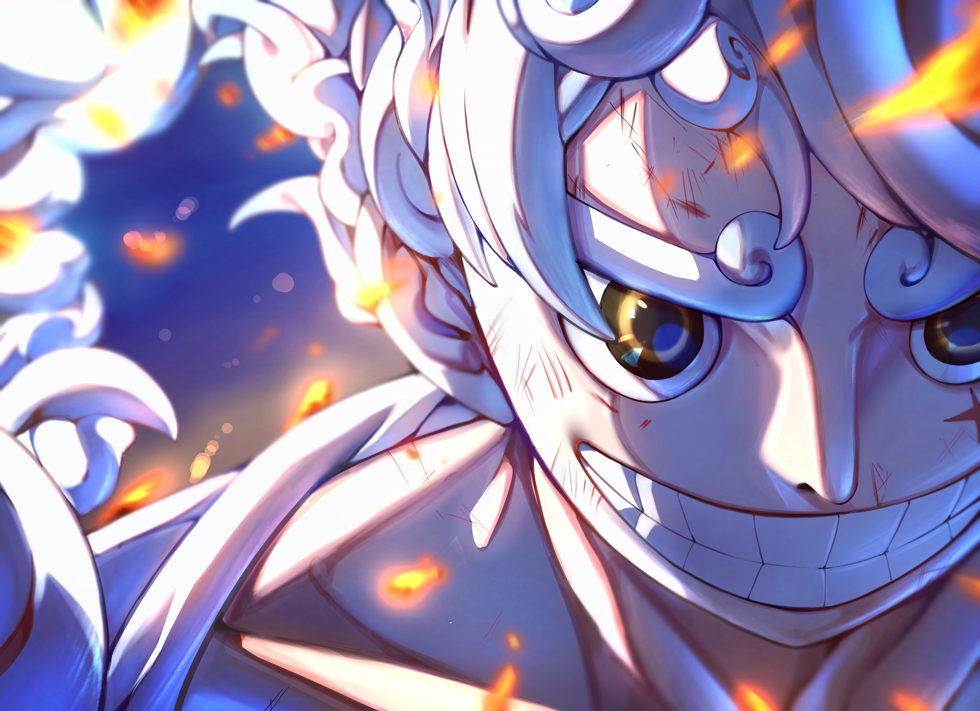 Luffy Gear 5 One Piece, 3263x2368 2K, Laptop