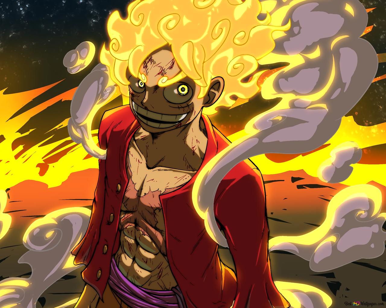 Luffy Gear 5 One Piece, 1280x1024 HD, Desktop