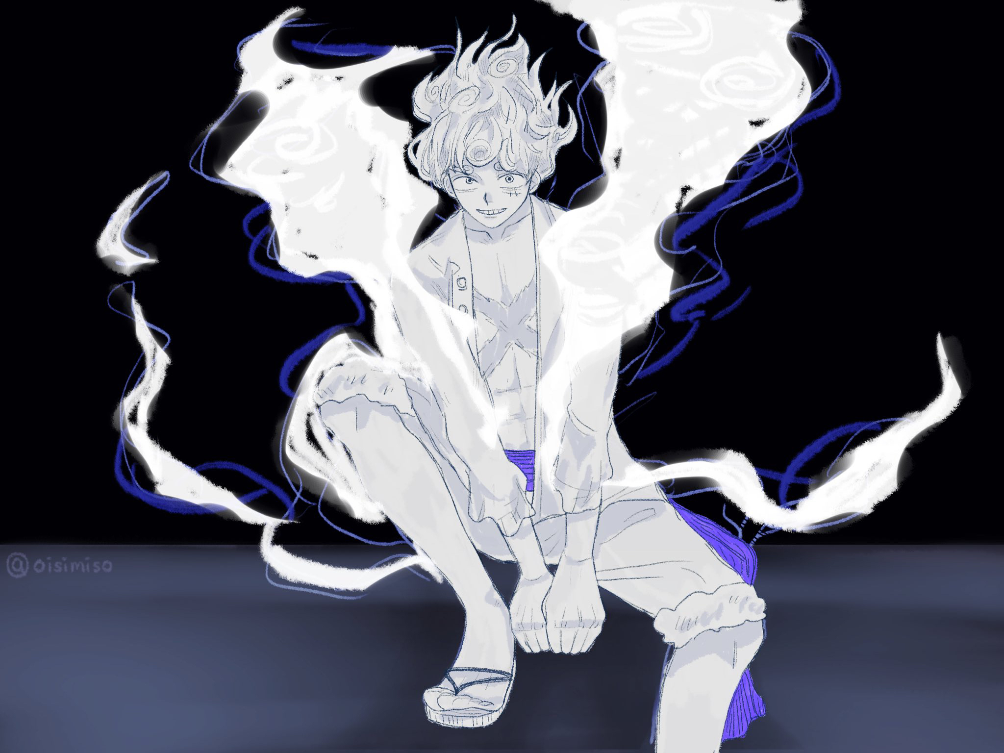 Luffy Gear 5 One Piece, 2048x1536 2K, Desktop