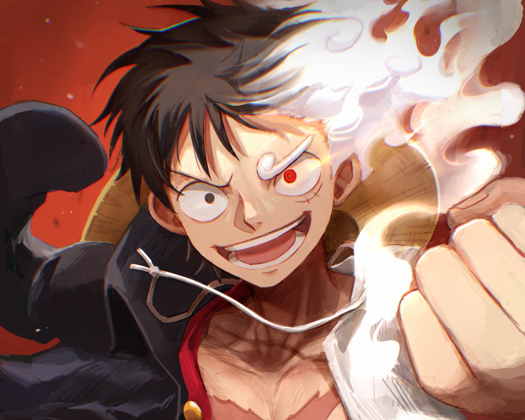 Luffy Gear 5, One Piece, 2101x1681 2K, Desktop
