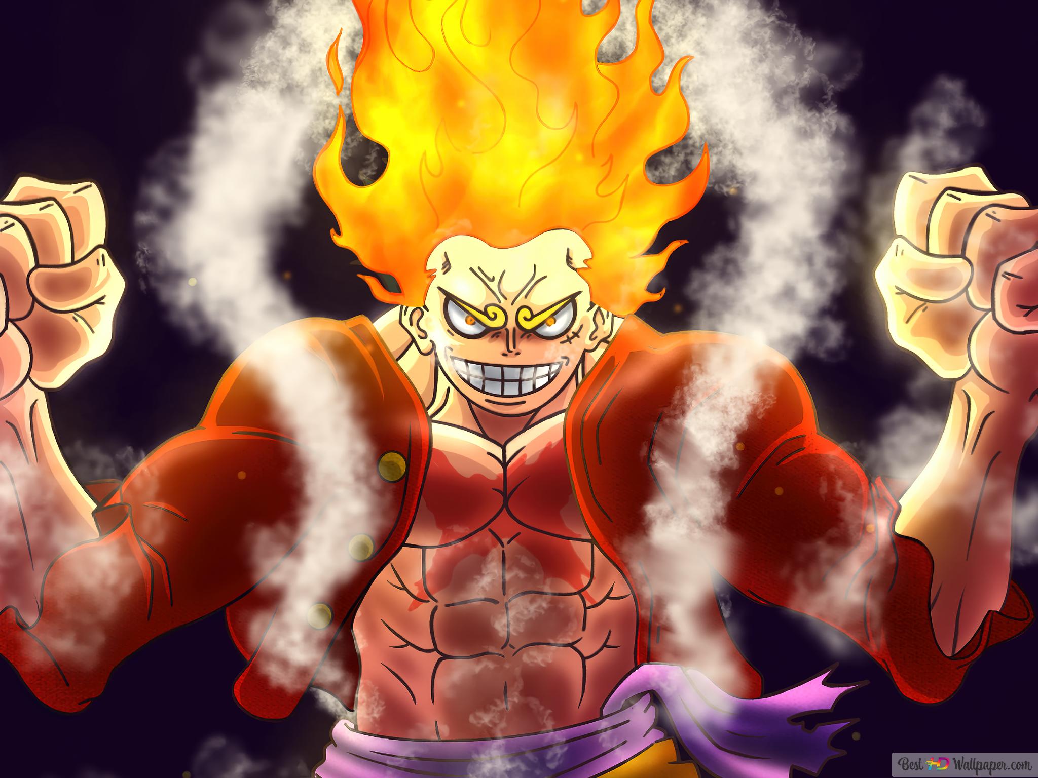 Luffy Gear 5 Sun God Nika, 2048x1536 Hi-Res, iMac