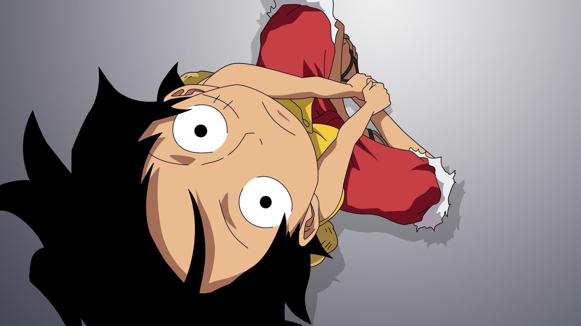 Luffy One Piece faccia deformata, 1920x1080 Full HD 1080p, Desktop