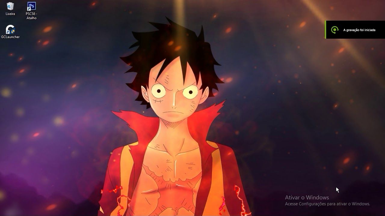 Luffy One Piece sfondo rosso, 1280x720 720p, PC