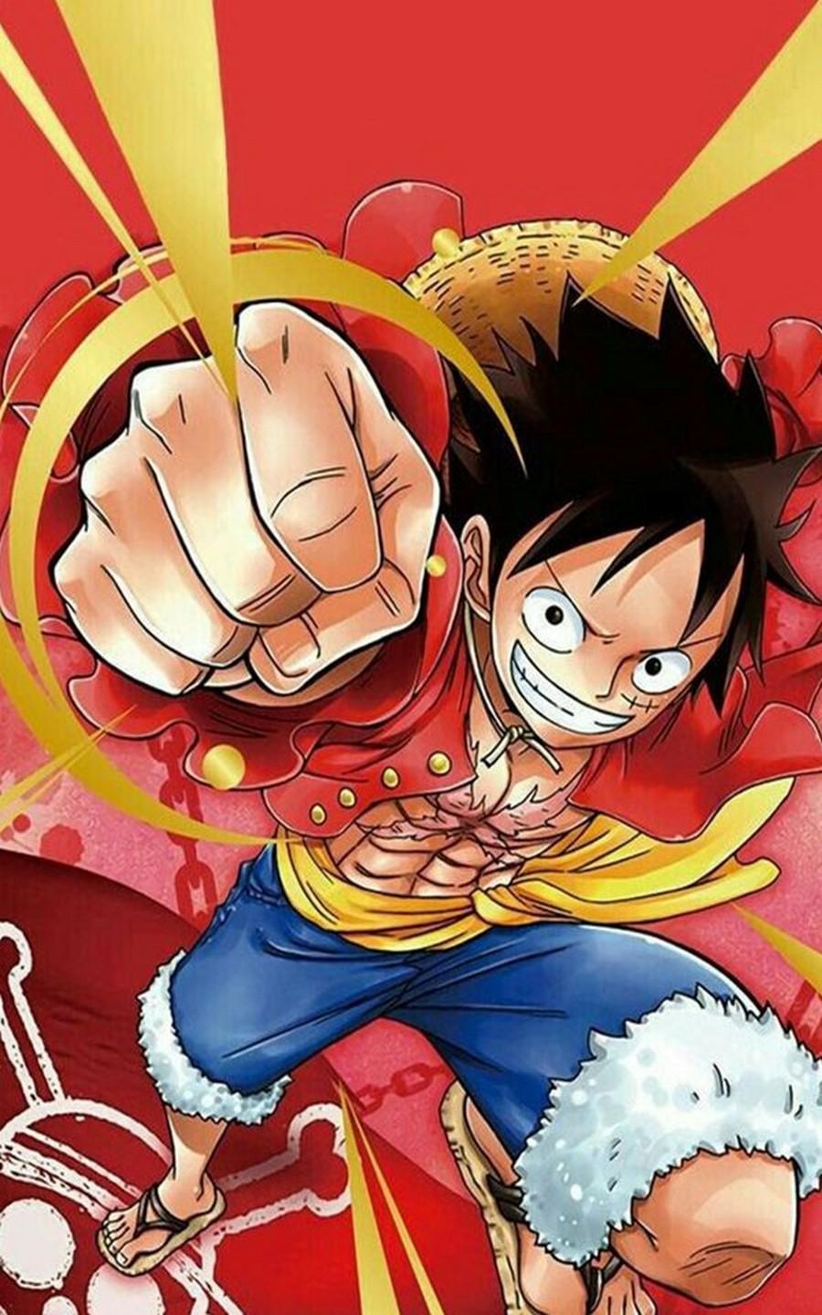 Monkey D Luffy One Piece, 900x1440 Verticale, Telefono