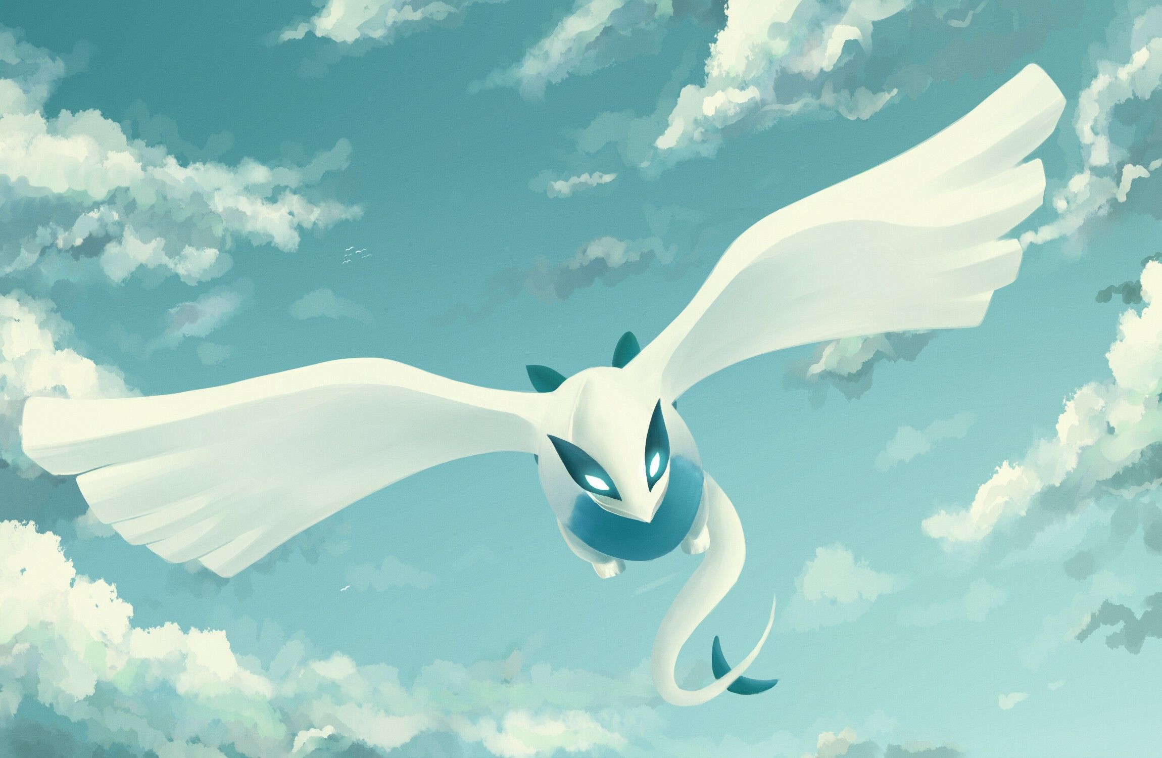 Lugia Pokémon nel cielo, 2300x1500 Hi-Res, PC