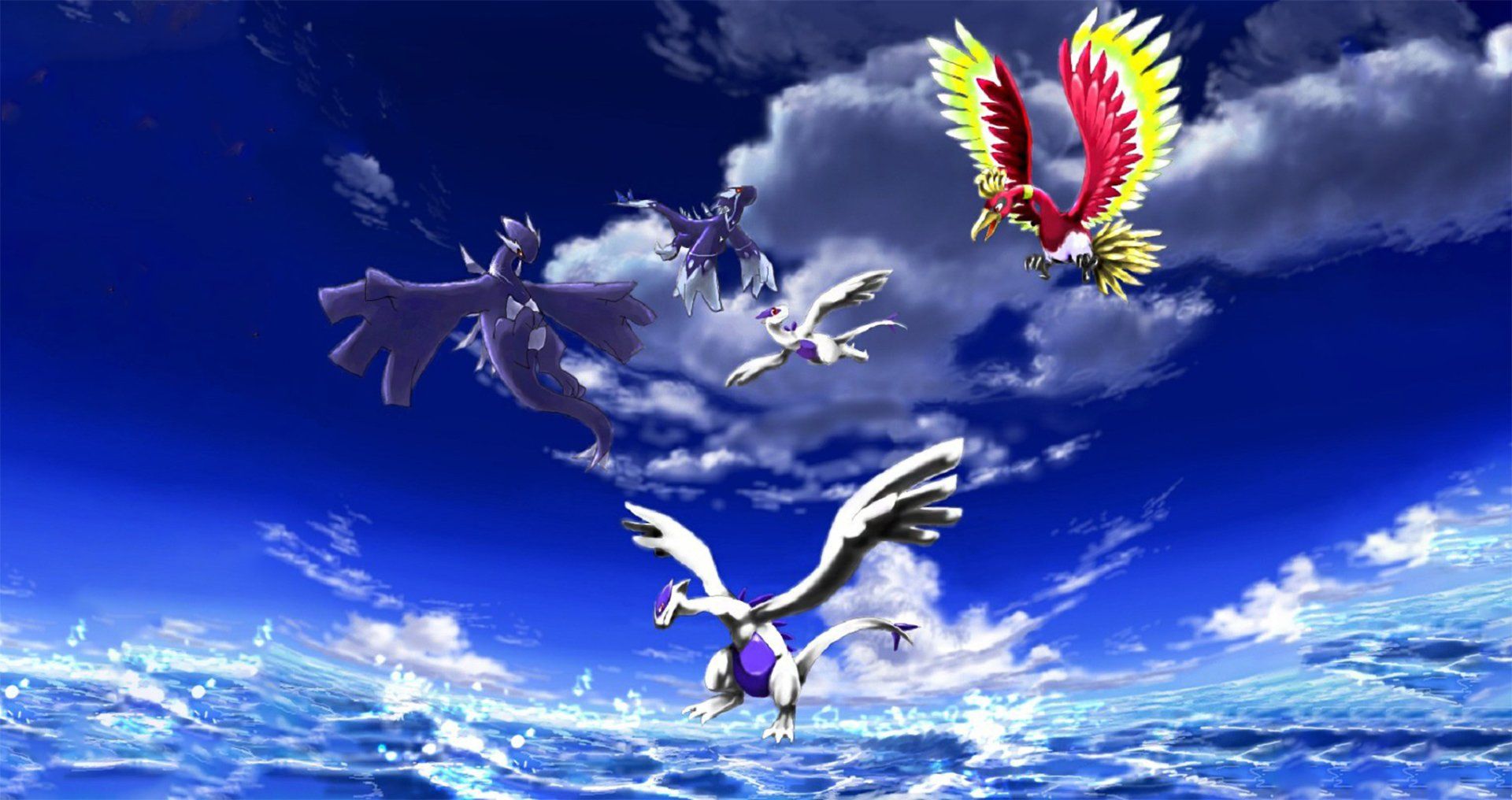 Lugia e Ho-Oh Pokémon, 1280x1000 720p, Laptop