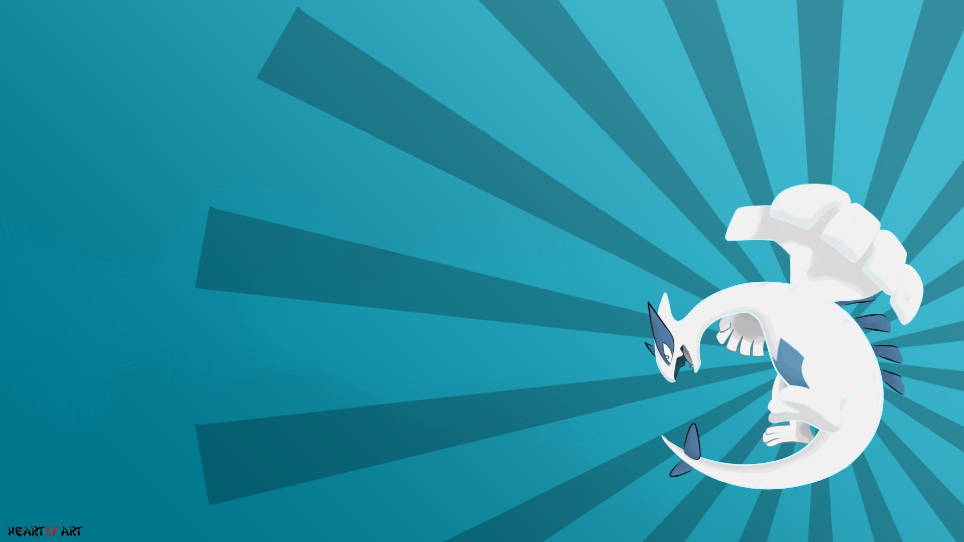 Lugia Pokémon minimalista, 1920x1080 Full HD 1080p, PC