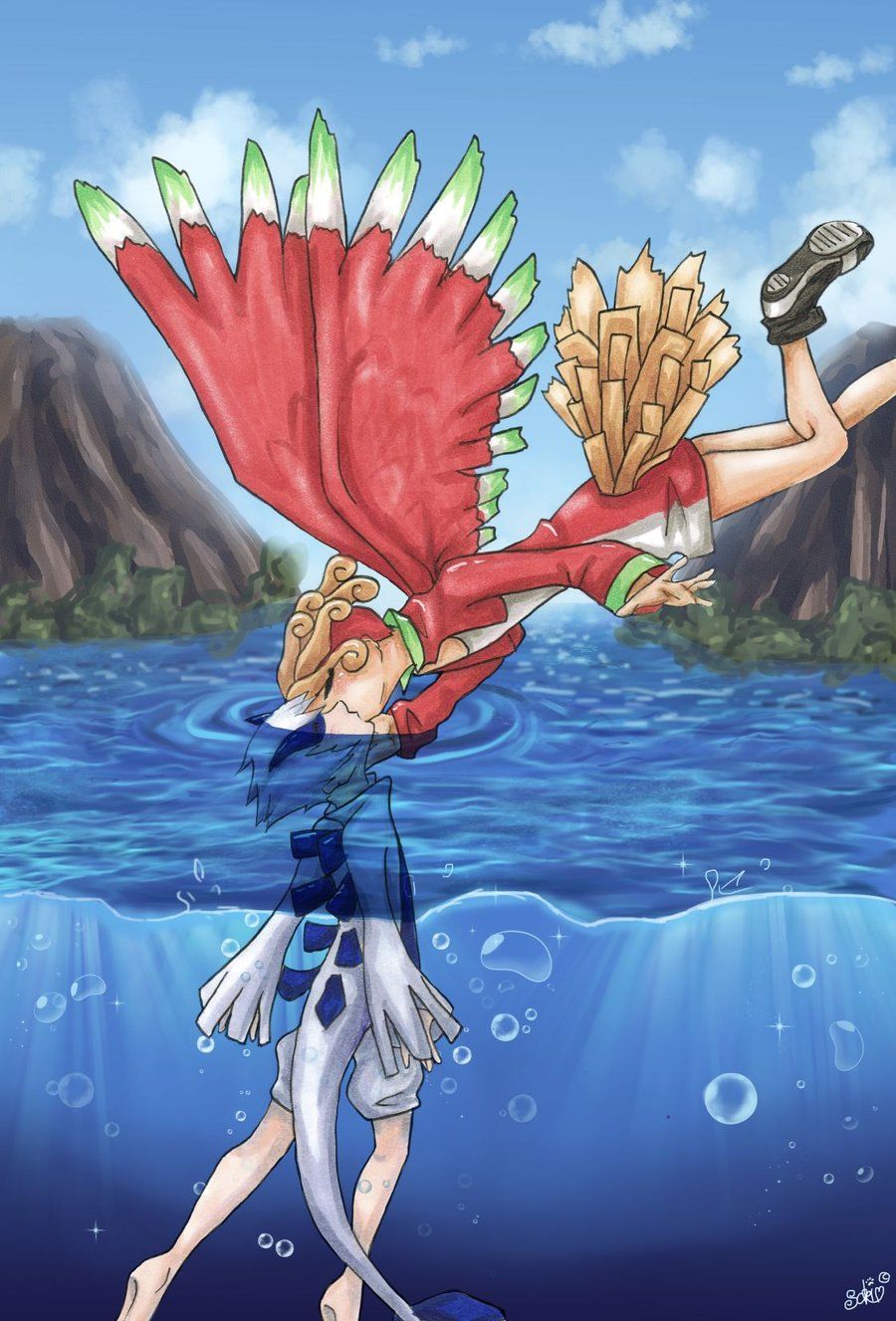 Ho-Oh e Lugia Pokemon, 900x1327 Verticale, Telefono