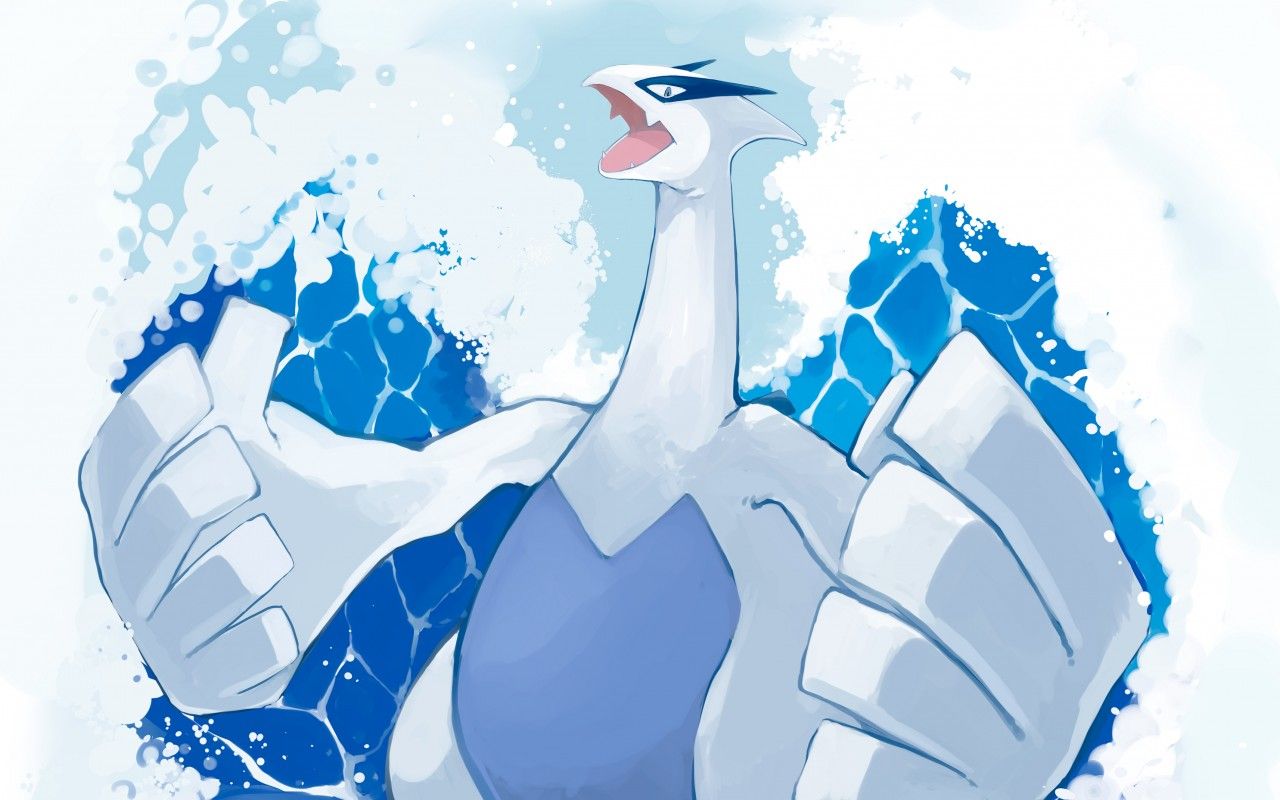 Lugia Pokémon acqua blu, 1280x800 HD, Desktop