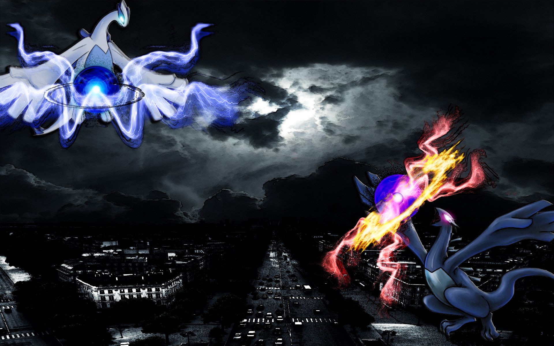 Lugia Pokemon occhi blu, 1200x750 HD, Desktop