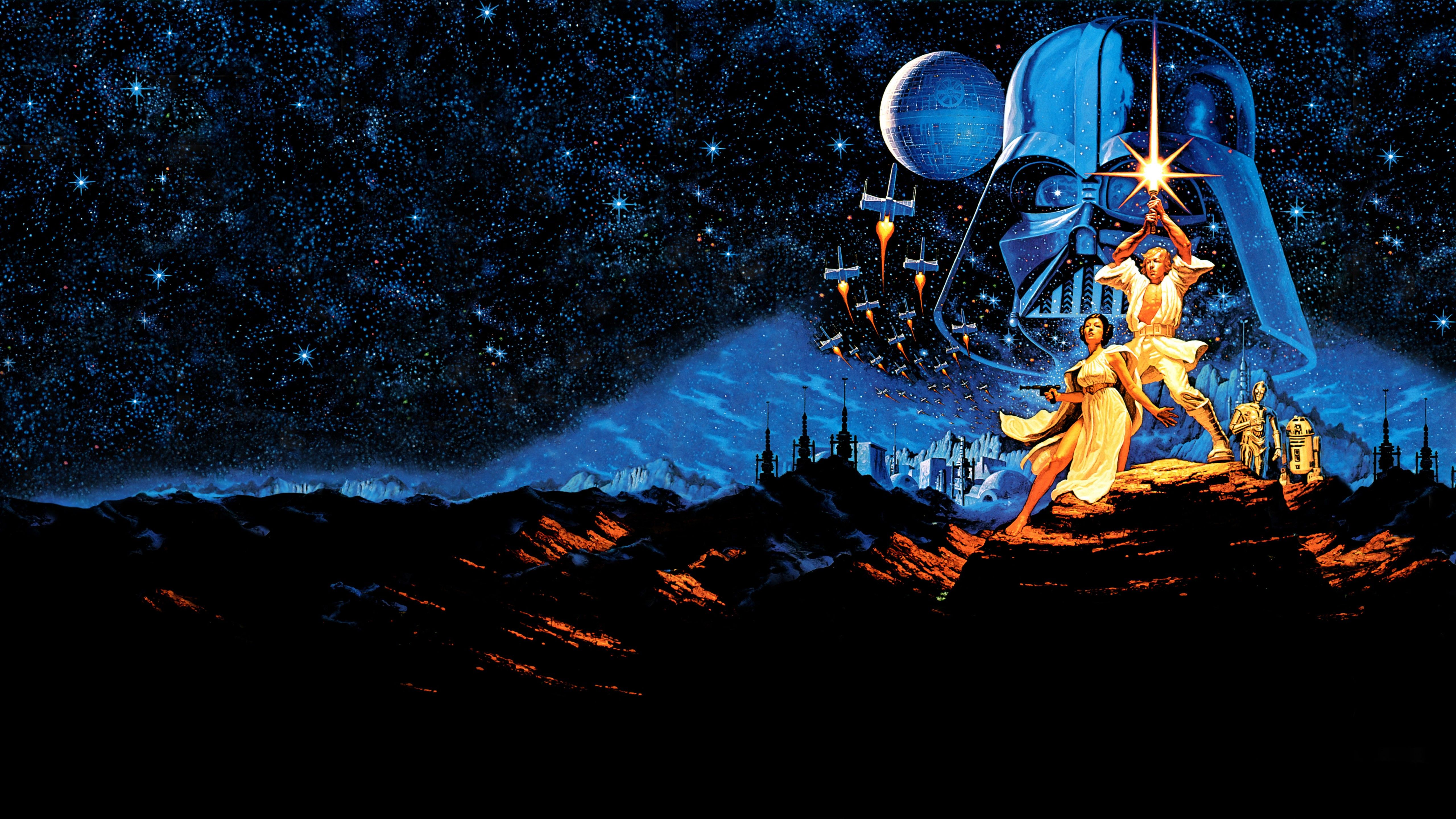 Luke Skywalker su Tatooine, 1920x1080 Full HD 1080p, Laptop