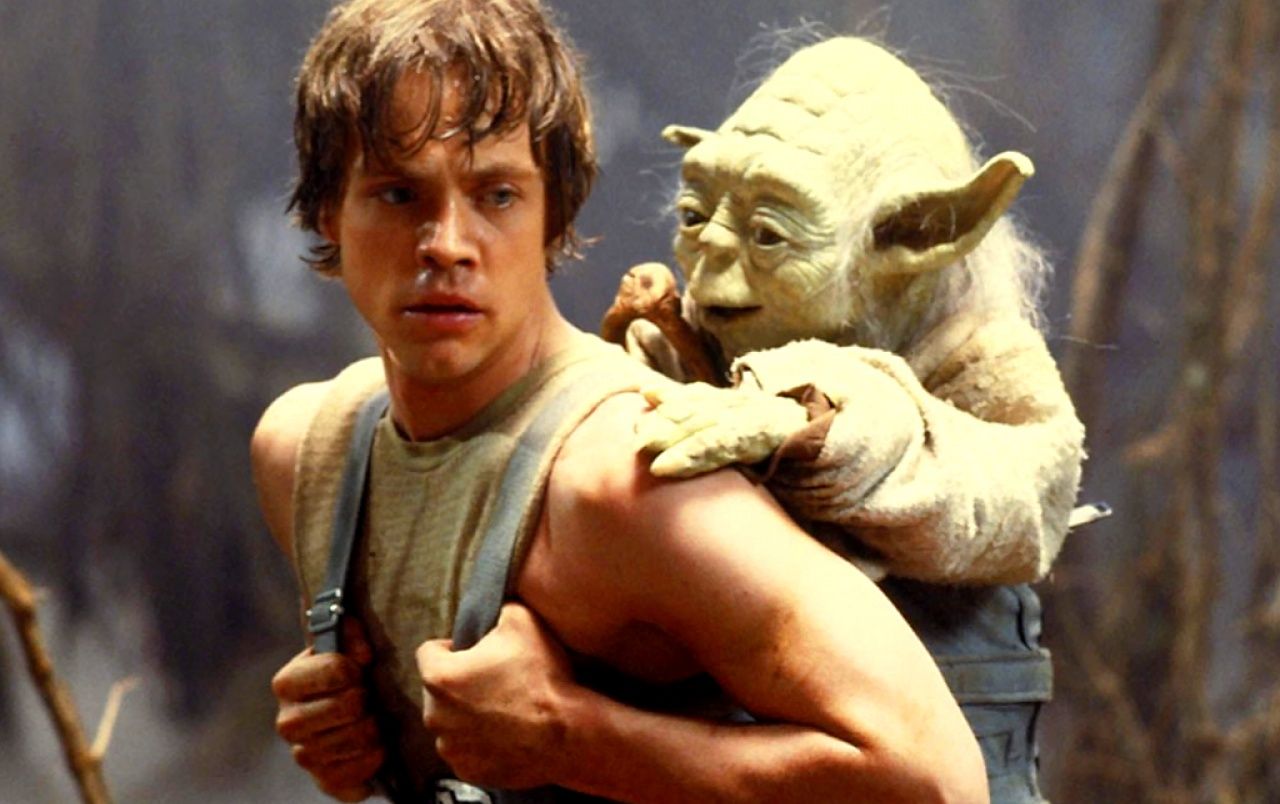 Luke Skywalker spada laser verde, 1920x1080 1080p, PC Desktop