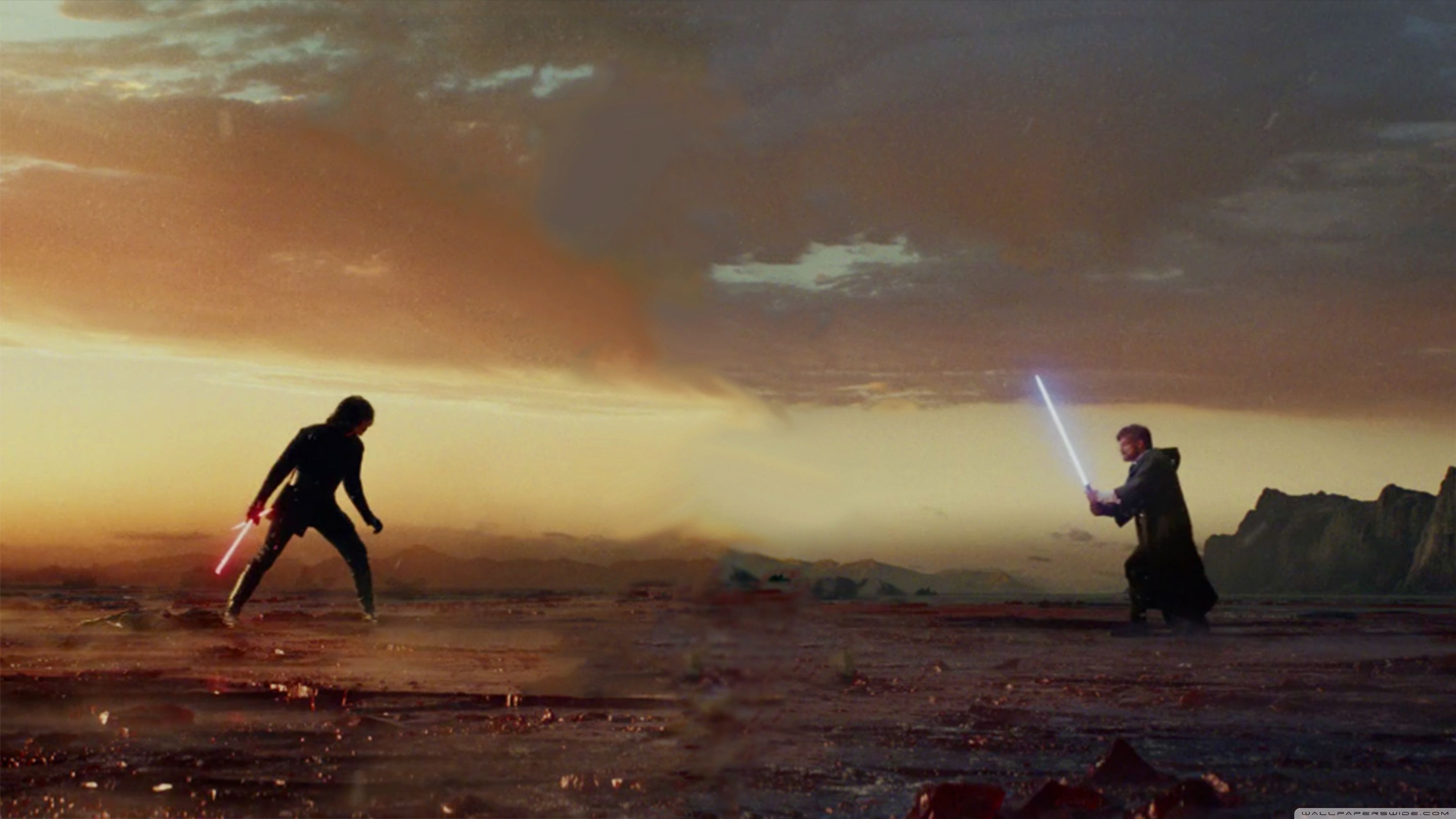 Luke Skywalker contro Kylo Ren, 3554x1999 2K, Desktop
