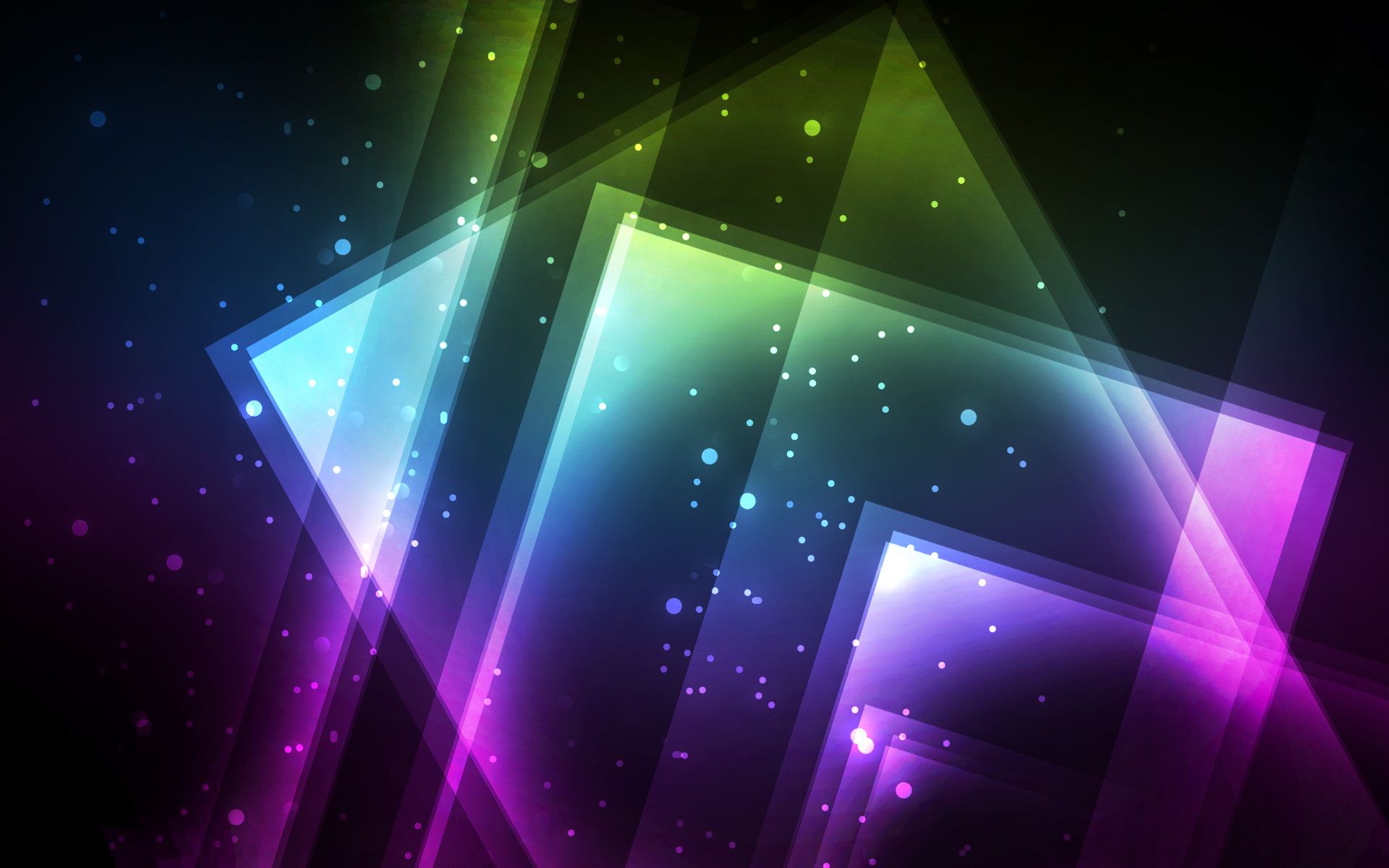 Forme geometriche luminose astratte, 1920x1200 WUXGA, iMac