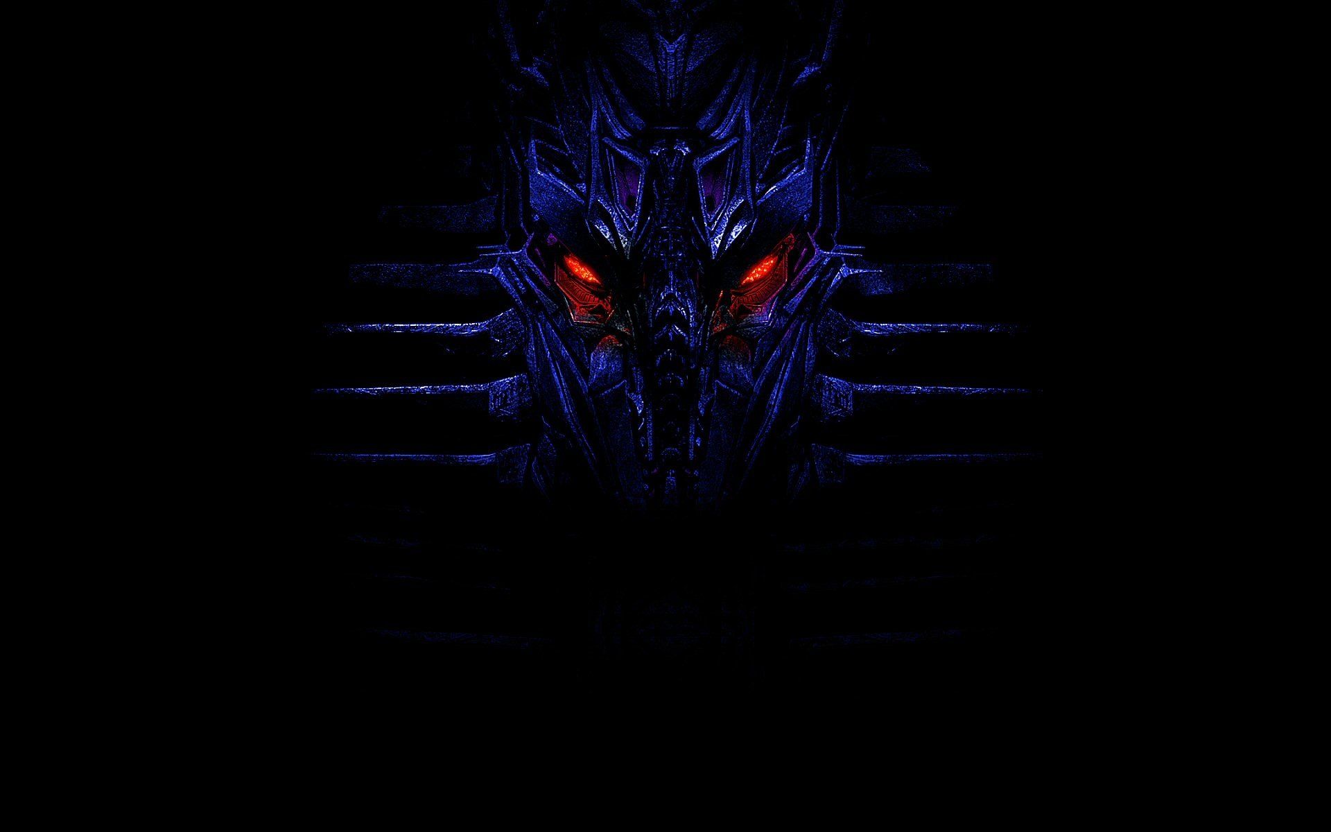 Volto robotico Decepticon occhi rossi, 1920x1200 Full HD+ WUXGA, PC