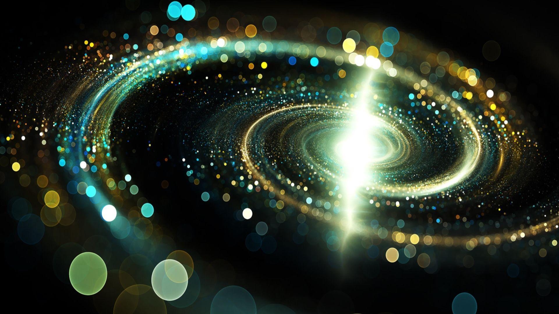 Galassia luminosa astratta buio, 1920x1080 Full HD 1080p, Desktop