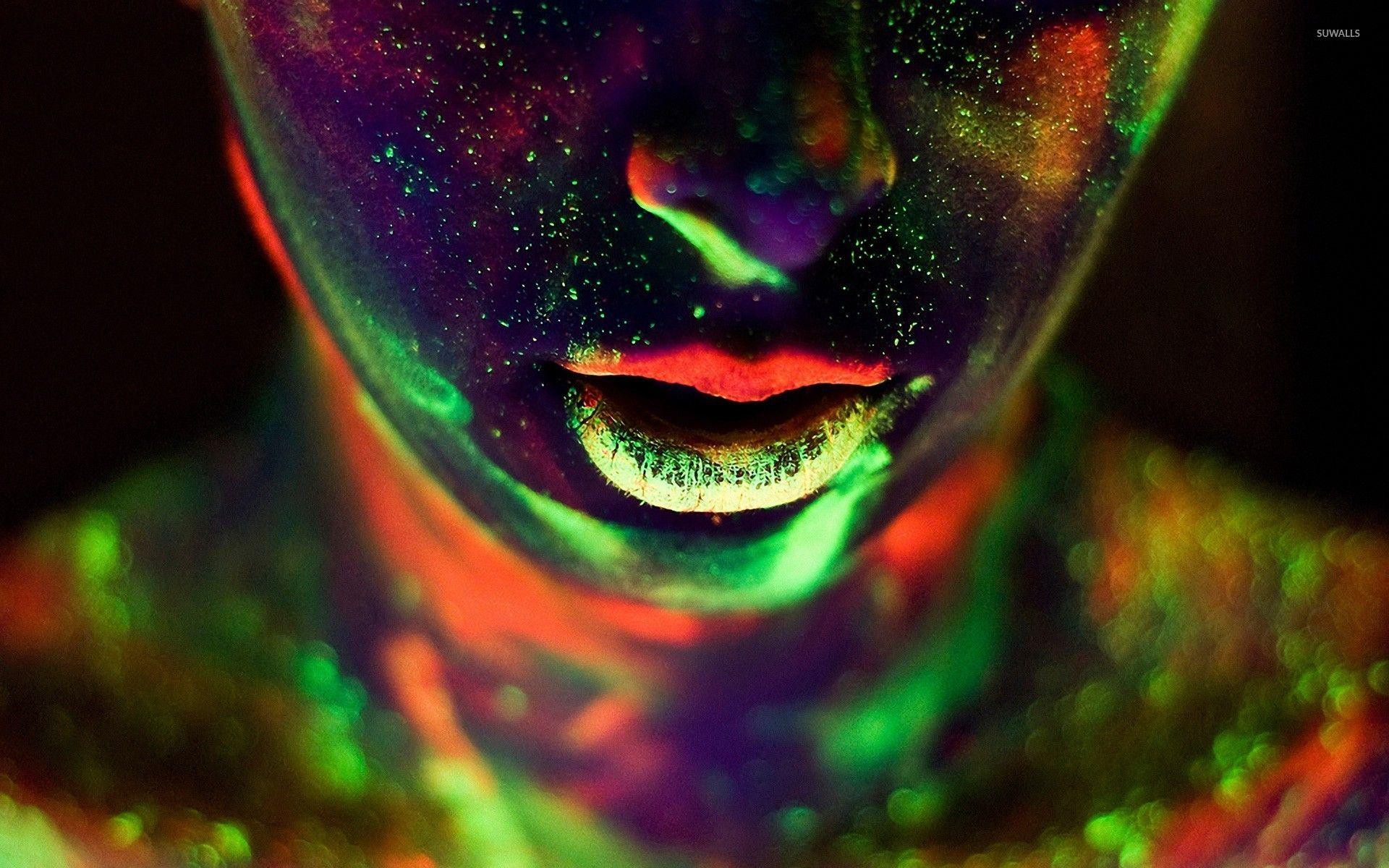 Viso con vernice fluorescente colorata, 1920x1200 Full HD+ WUXGA, Laptop