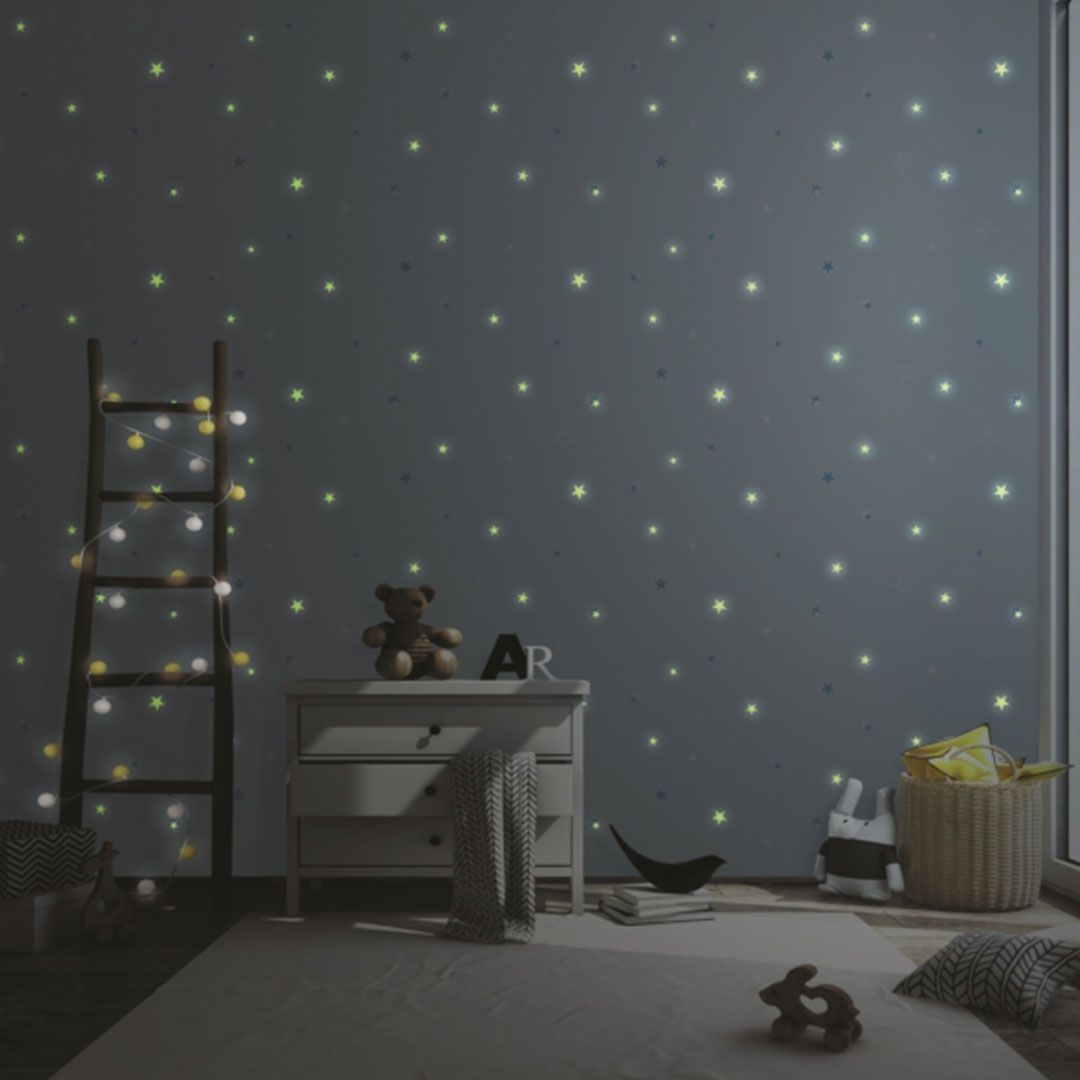Stelle luminose camera bambini notte, 1080x1080 HD, Laptop